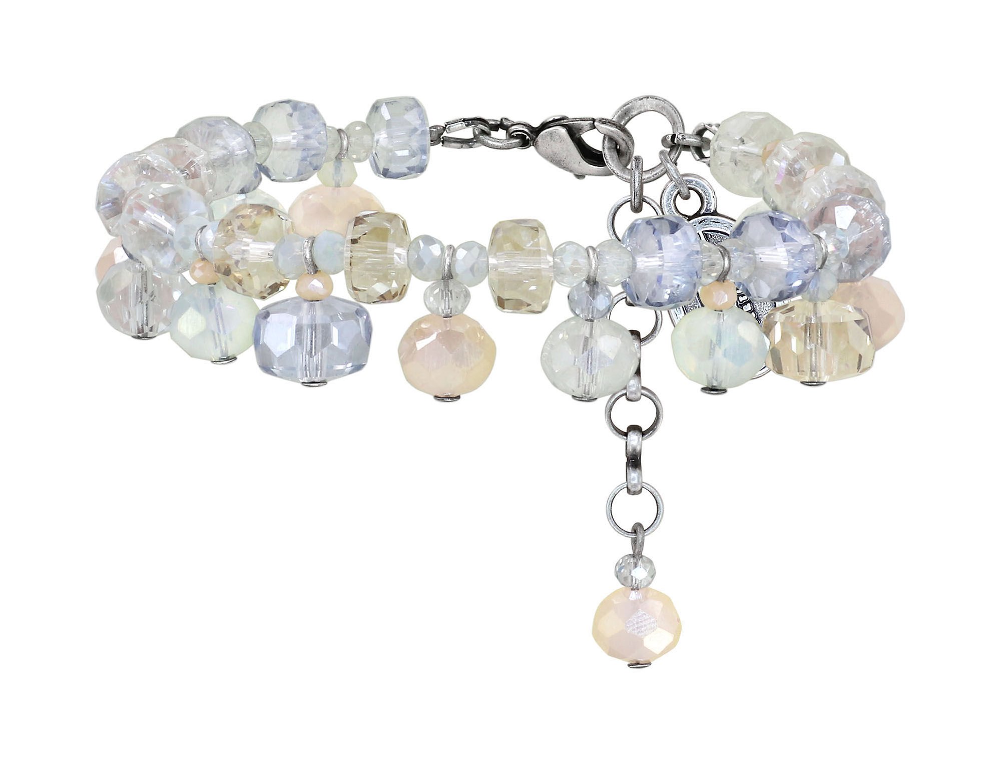 image pour Bracelet Bead Snake Jelly Blanc  