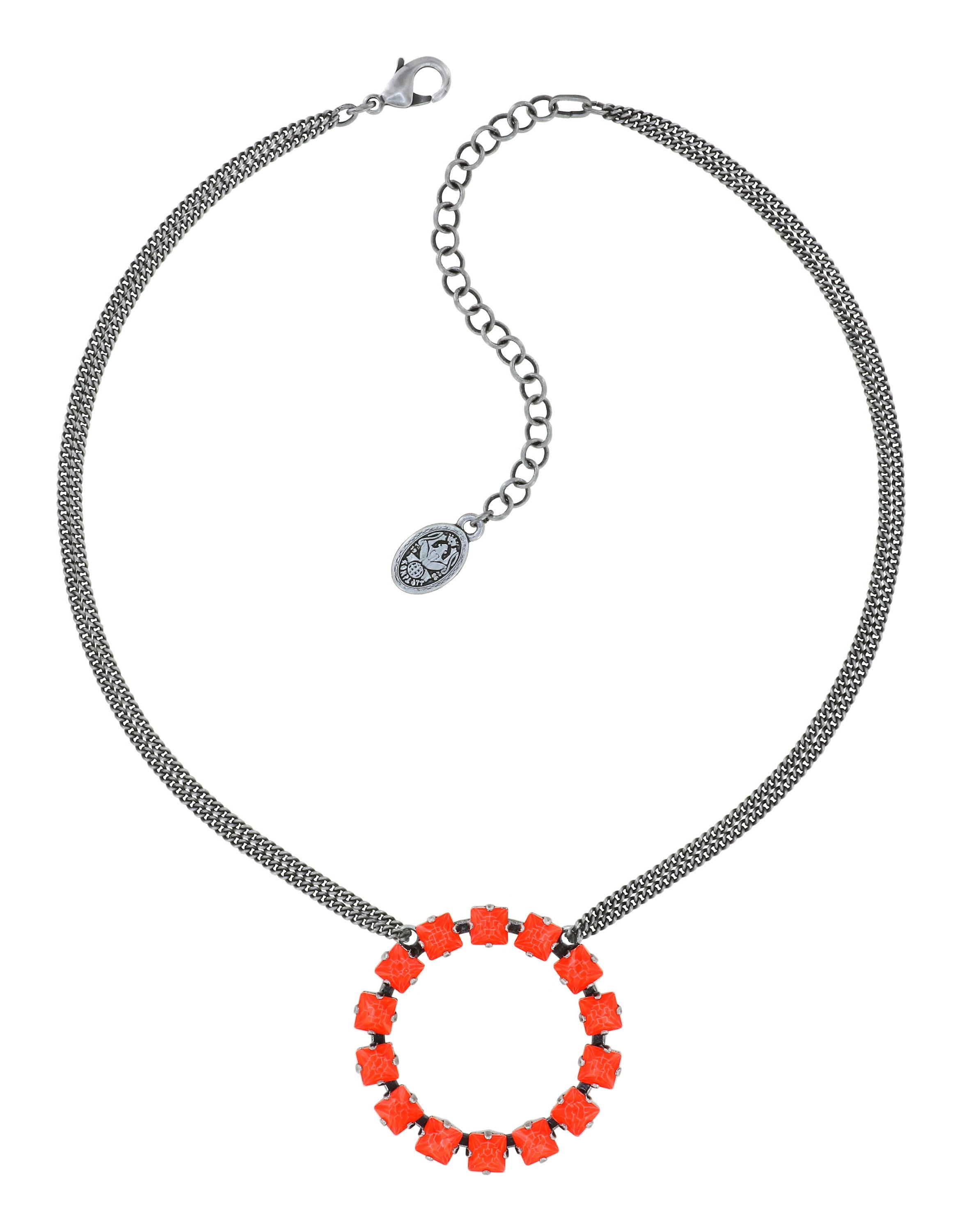 image pour Collier Punk Classics Rouge / Orange  size S