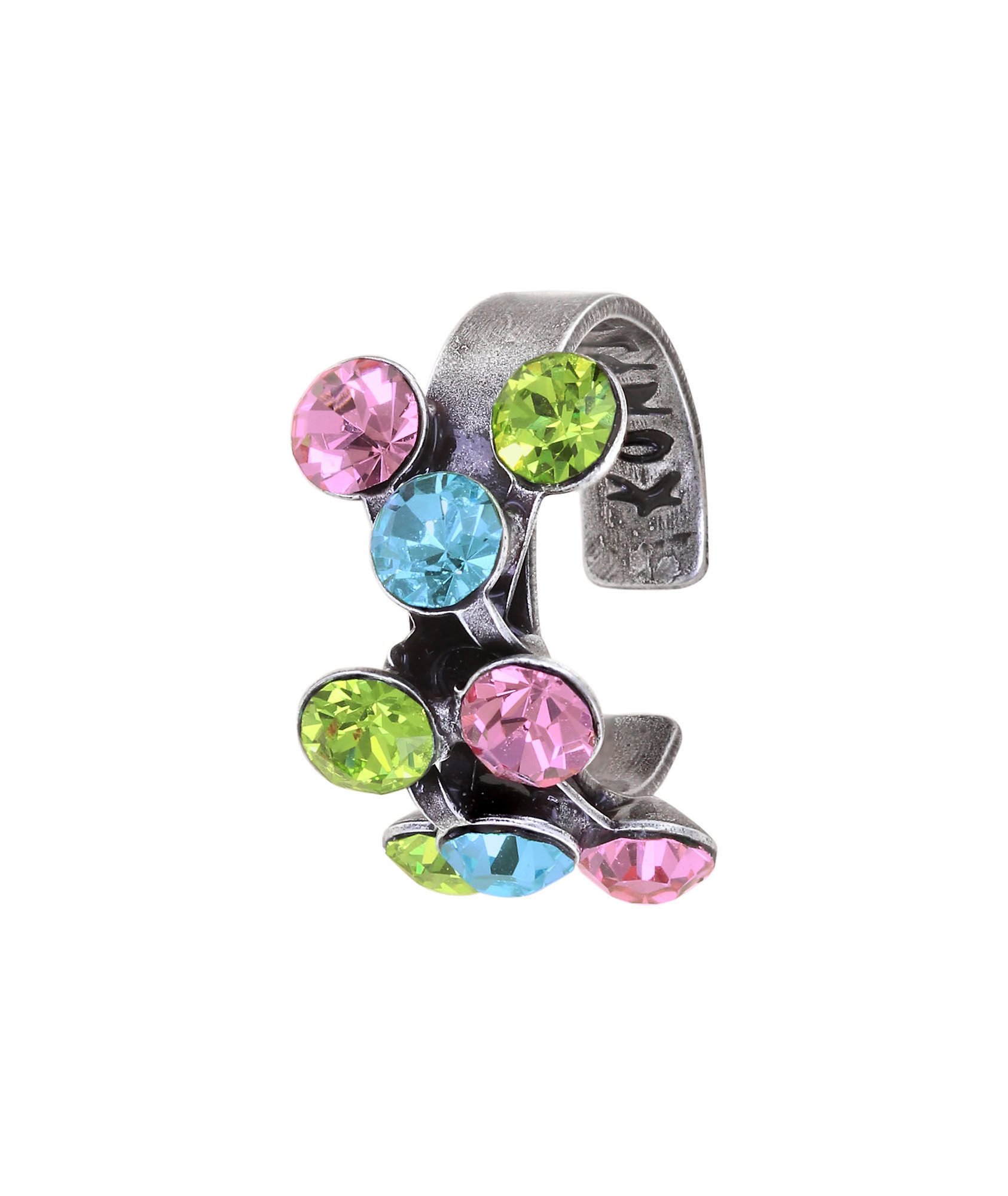 Bild für Ear cuff Magic Fireball Pastell Multi  Classic Size (21mm Ø)