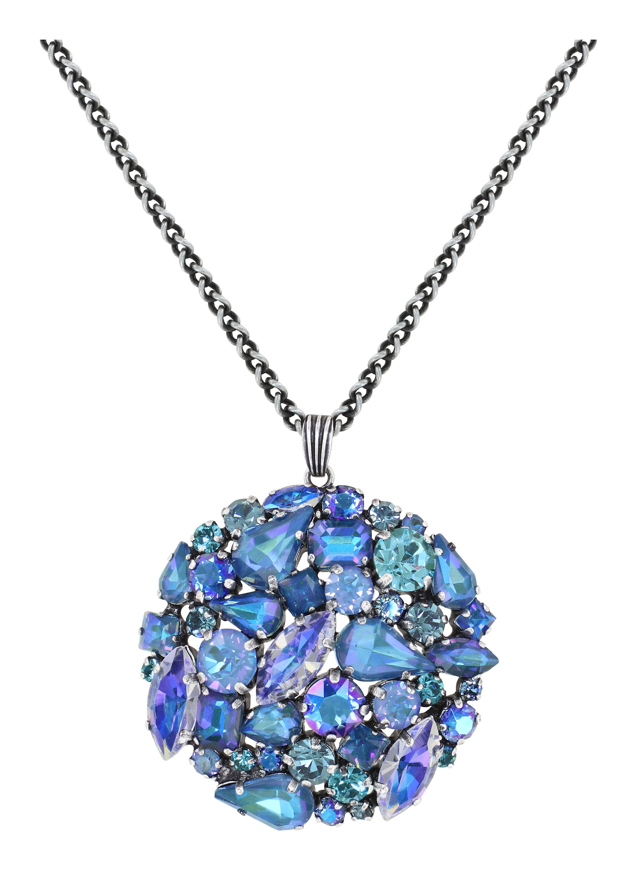 image pour Collier pendant Ballroom Bleu  size L