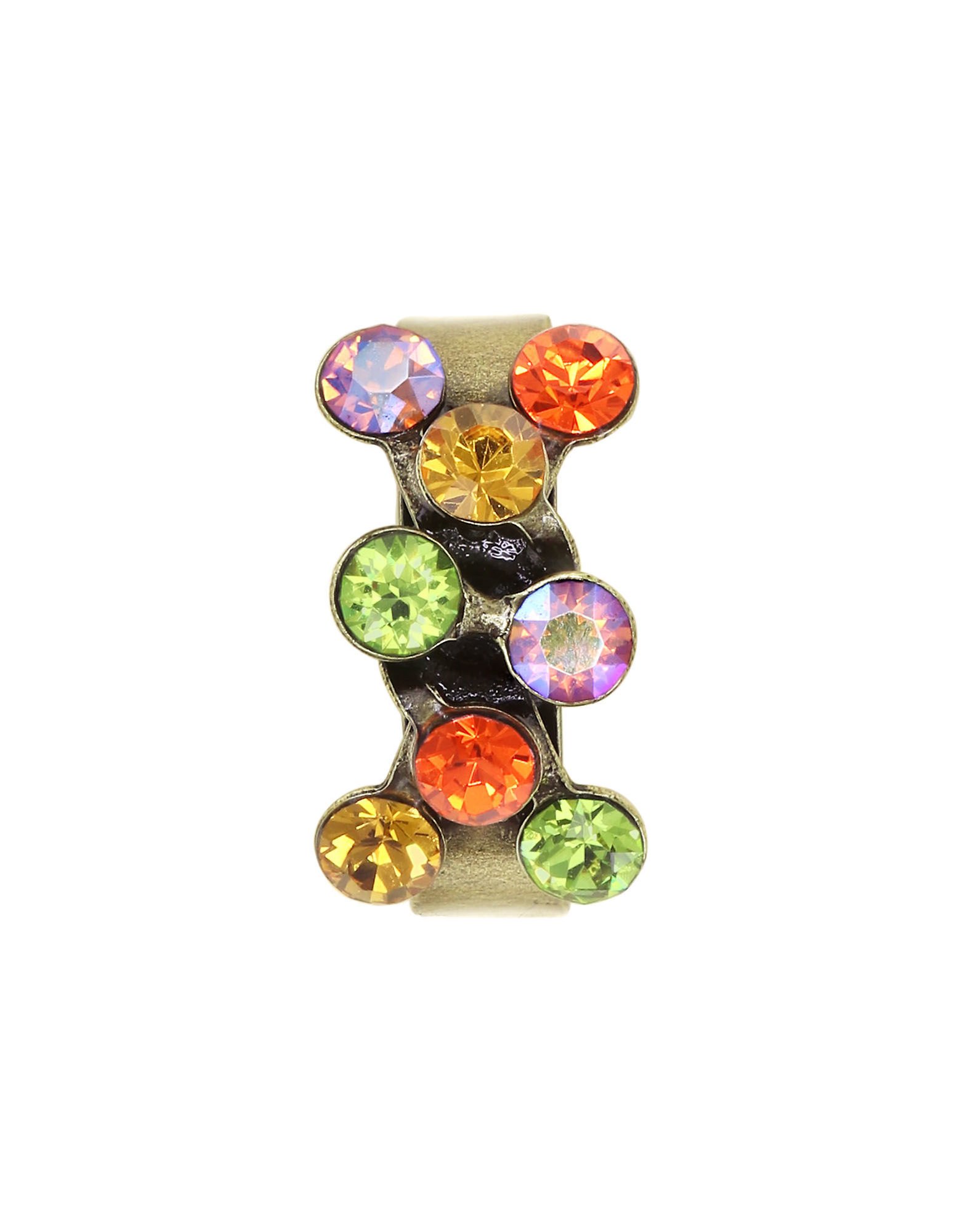 Bild für Ear cuff Magic Fireball Orange / Grün  mini