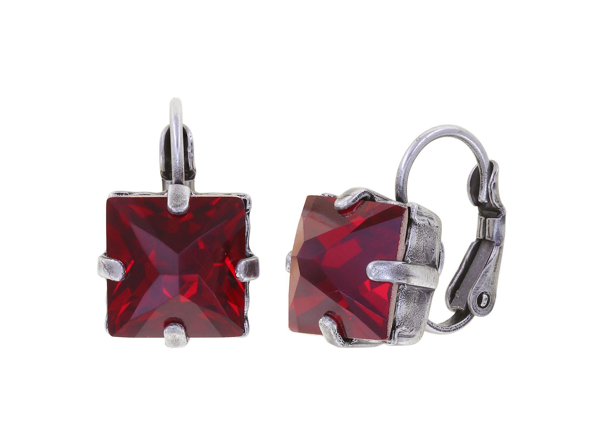 image pour Boucles d'oreilles Eurowire Punk Classics Rouge Foncé  size L