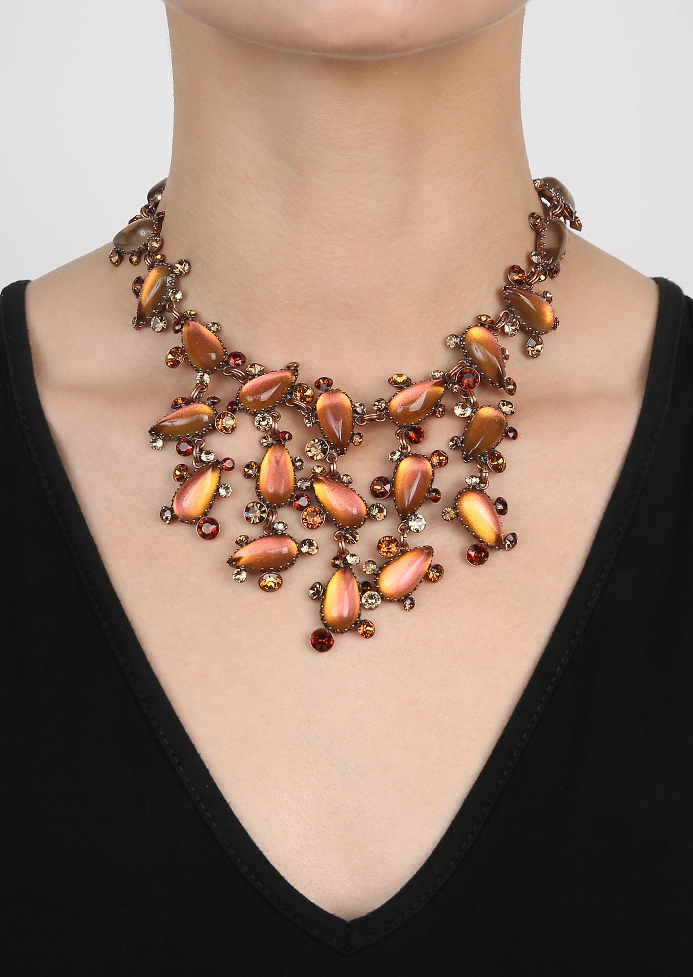 image for Necklace collier Gorgeous Brown  
