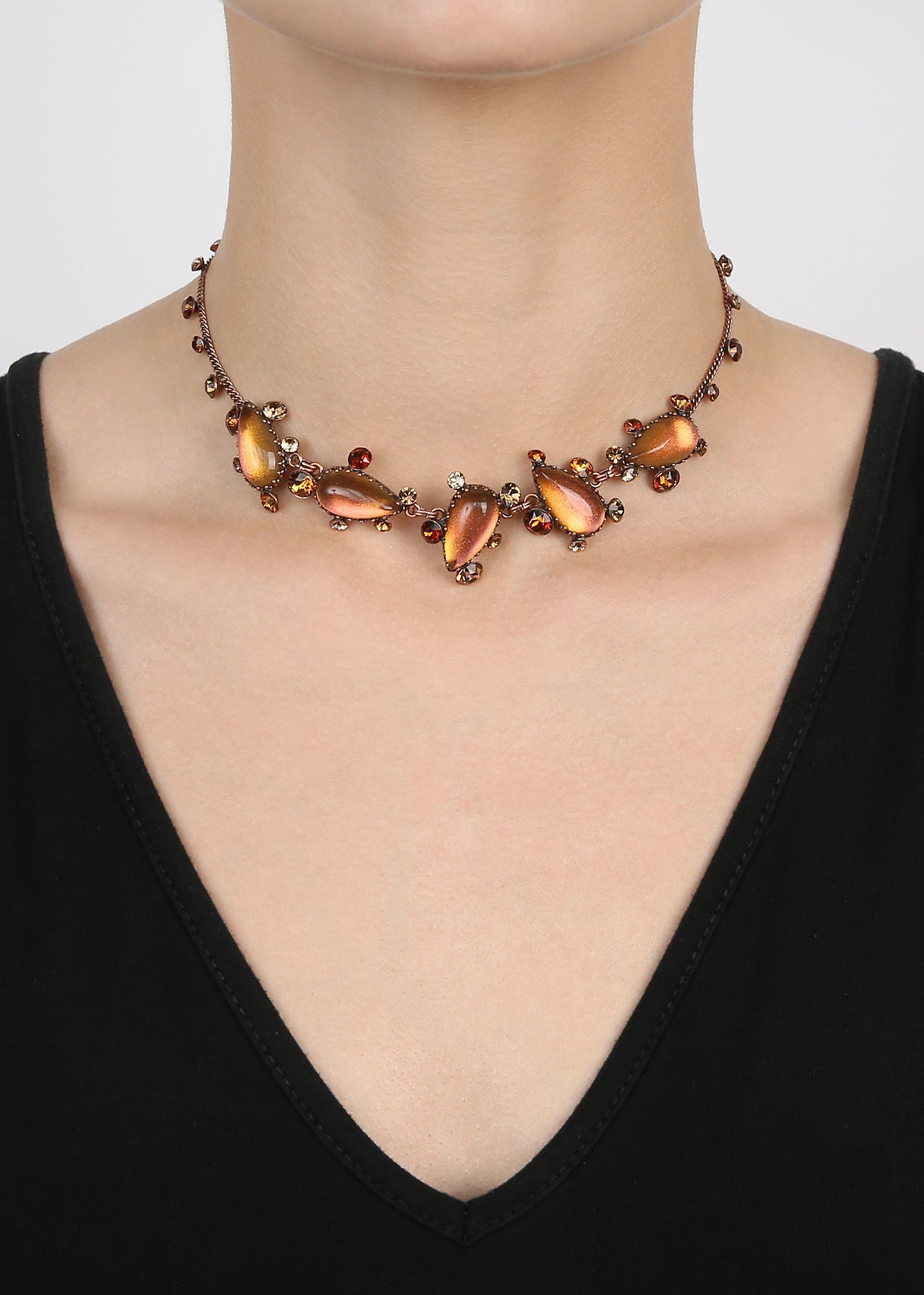 image pour Collier Gorgeous Marron  