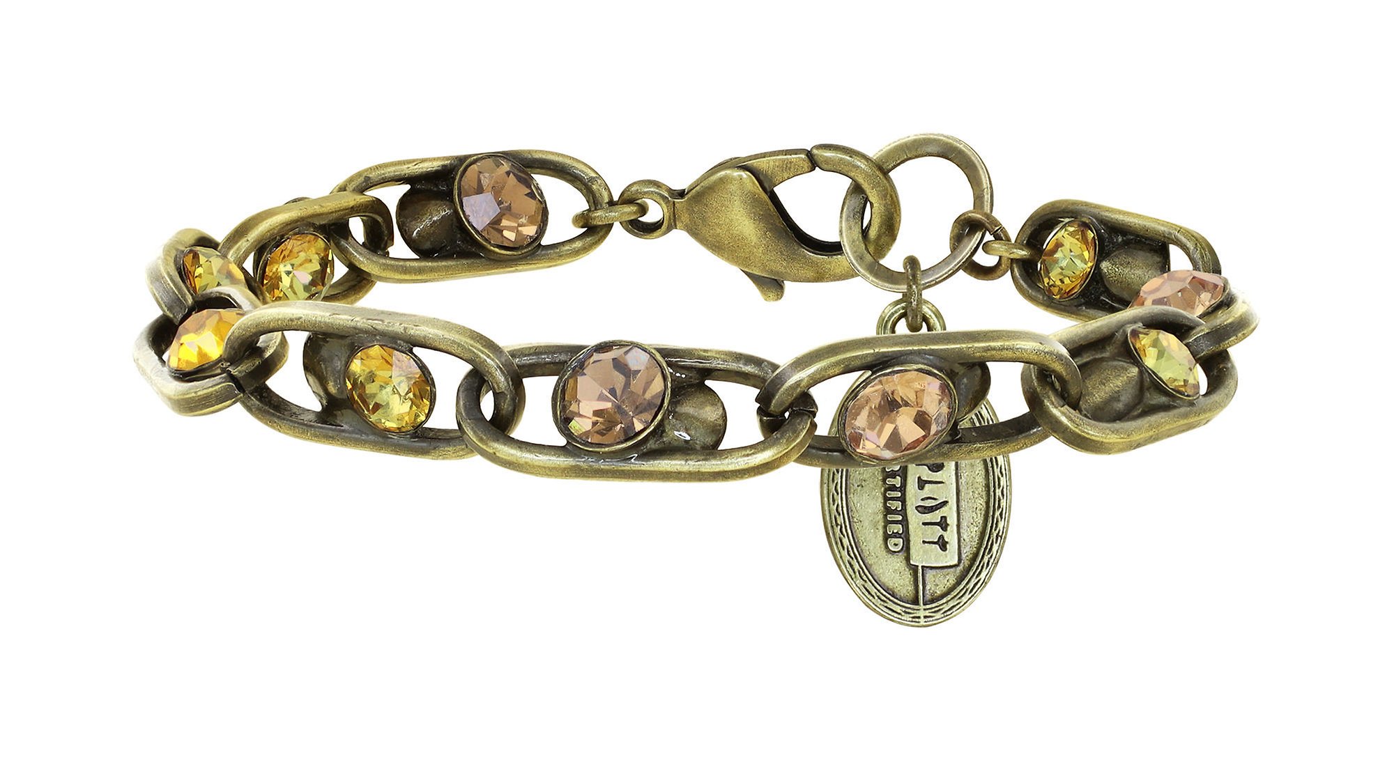 image for Bracelet Glam Rock Brown / Yellow  