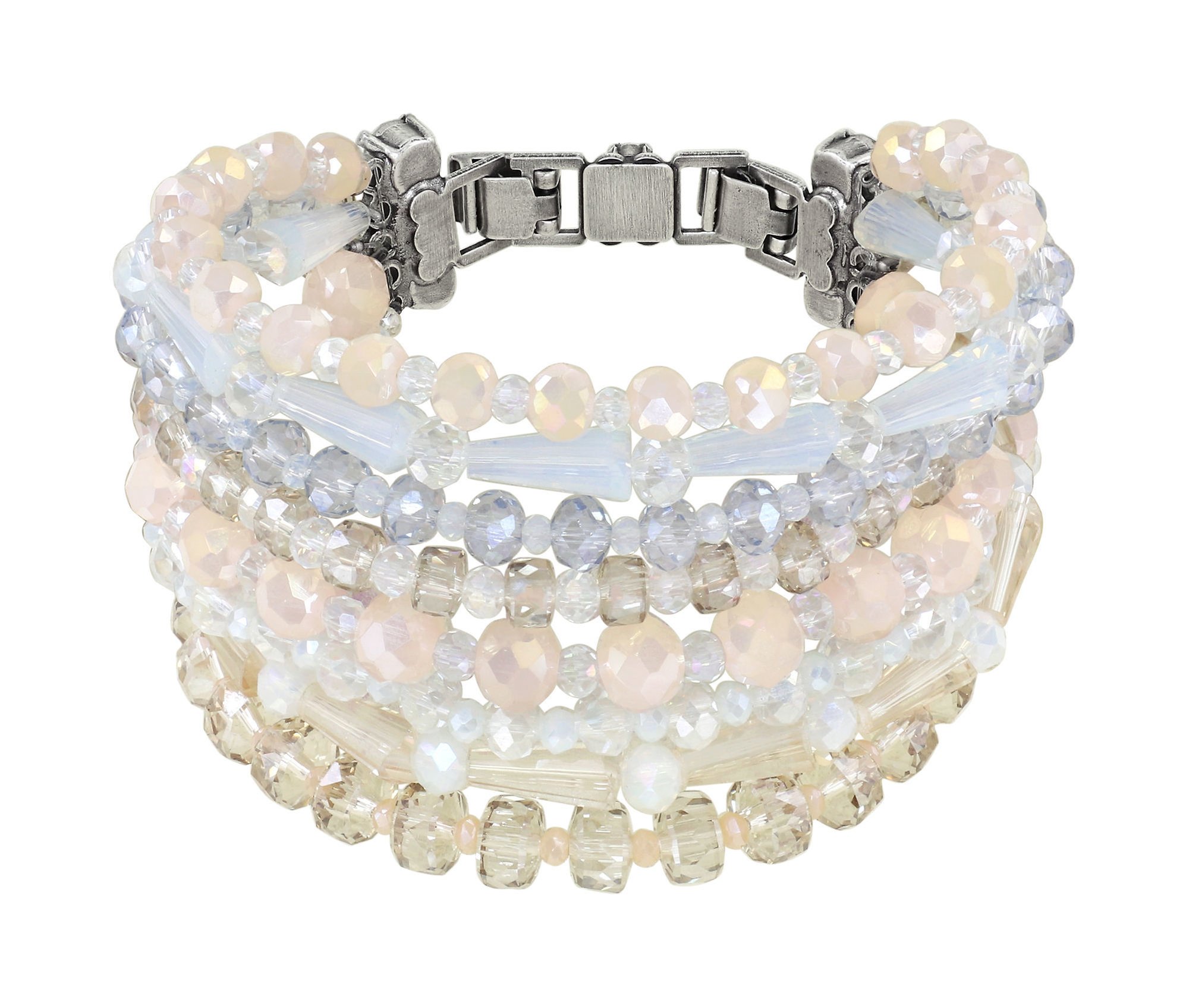 image for Bracelet Bead Snake Jelly White  