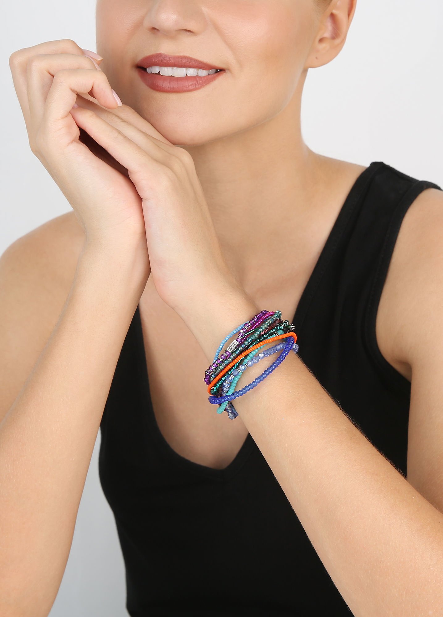 image pour Bracelet élastique Petit Glamour d´Afrique Multi  