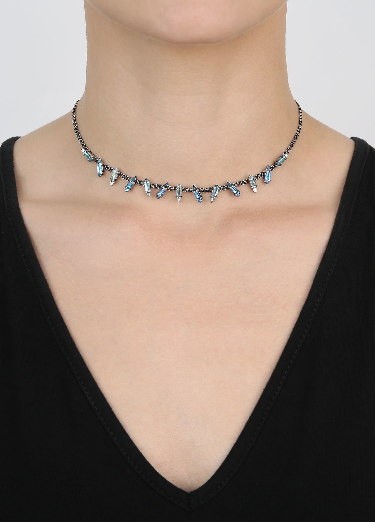 image pour Collier Jumping Drops Bleu  