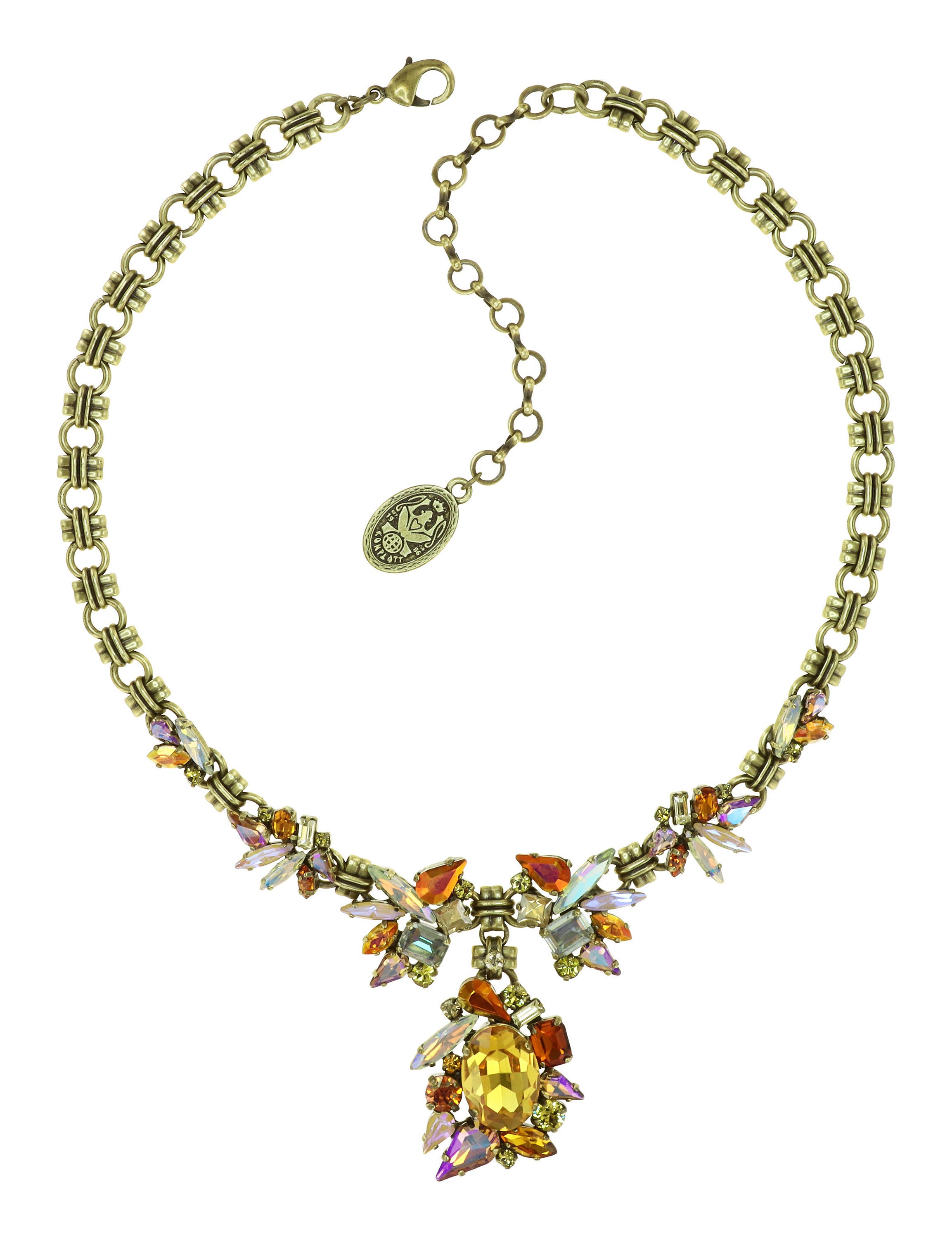 image for Necklace Love Letters Yellow  