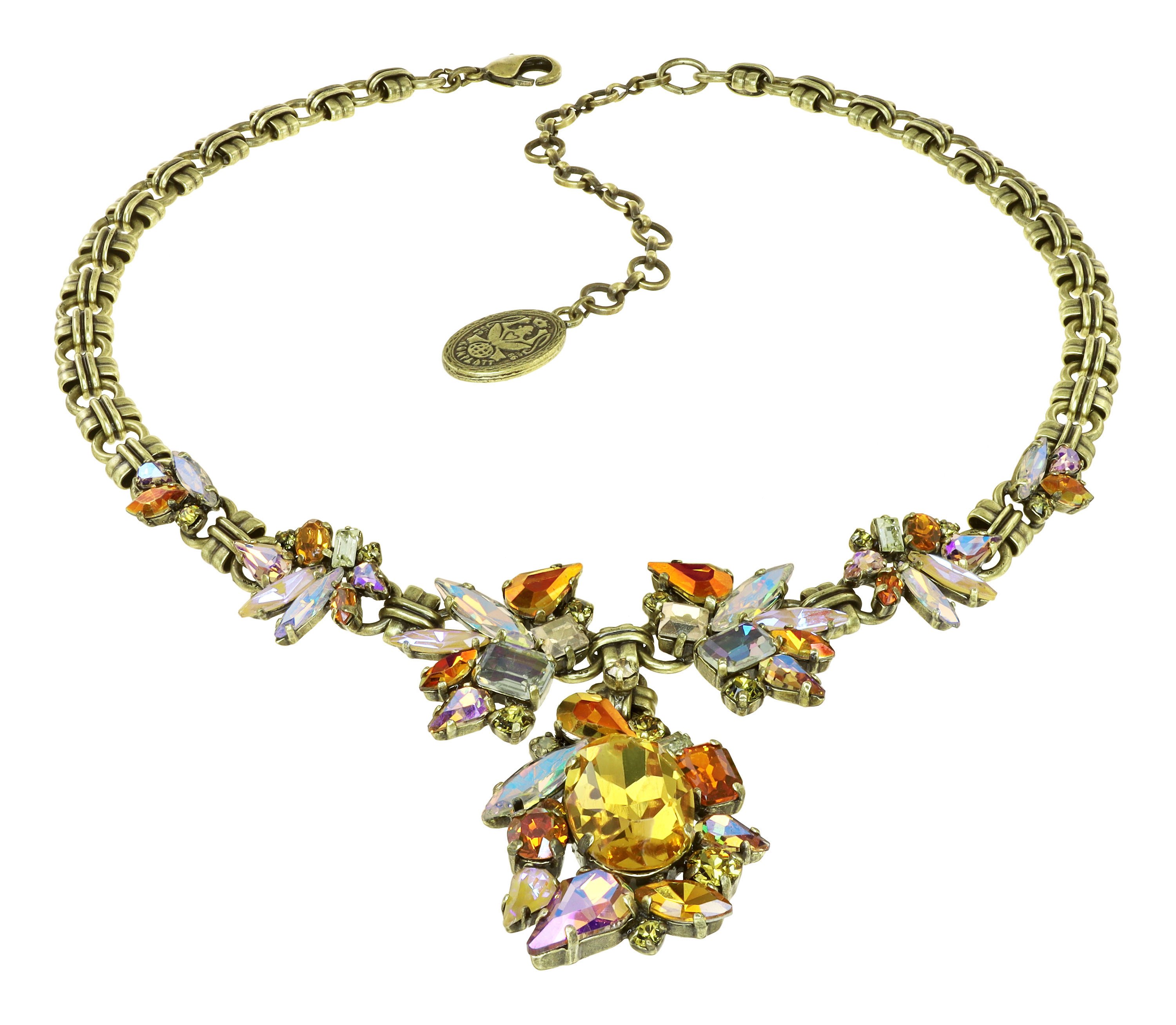 image pour Collier Love Letters Jaune  