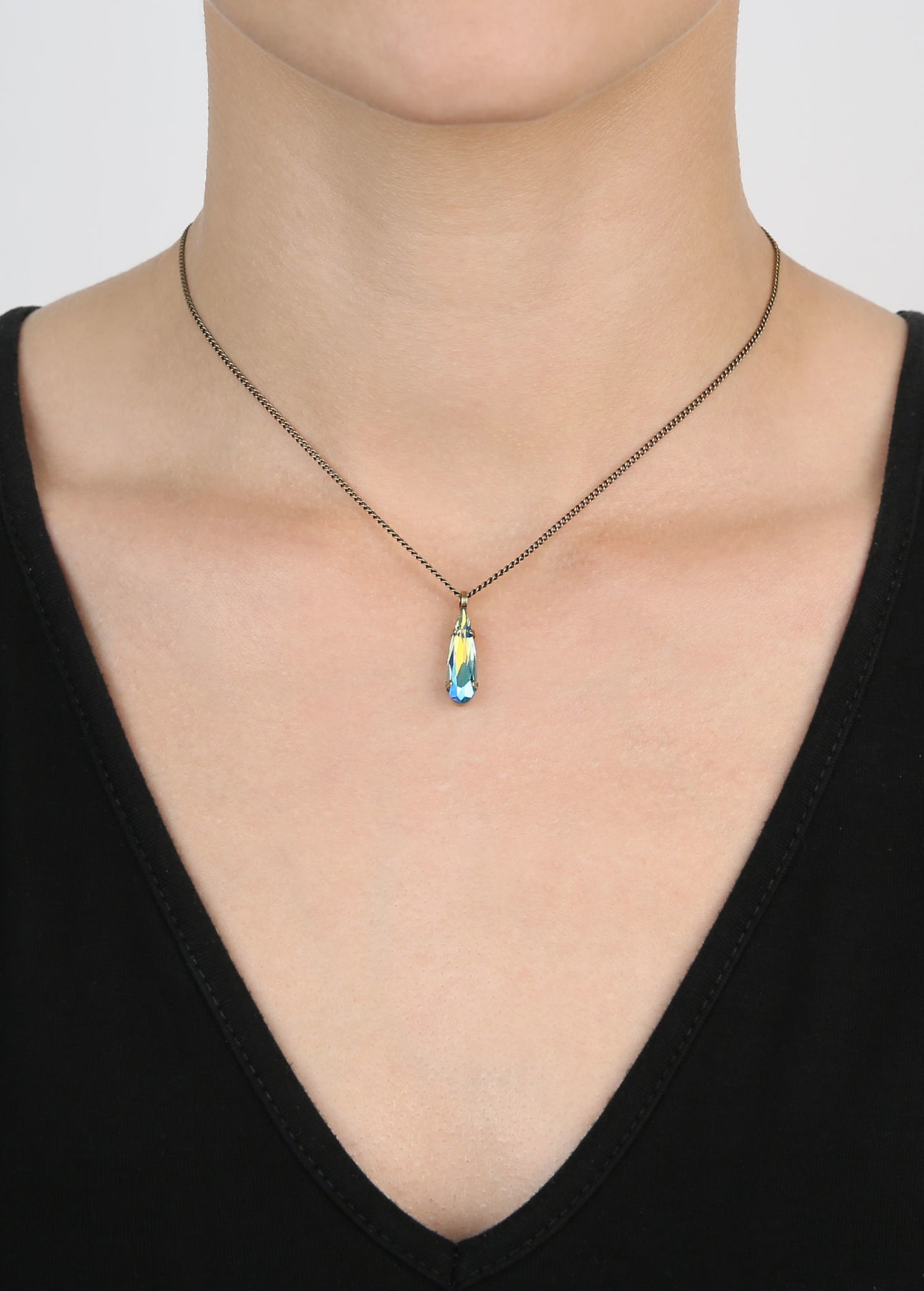 image pour Collier pendant Jumping Drops Vert  