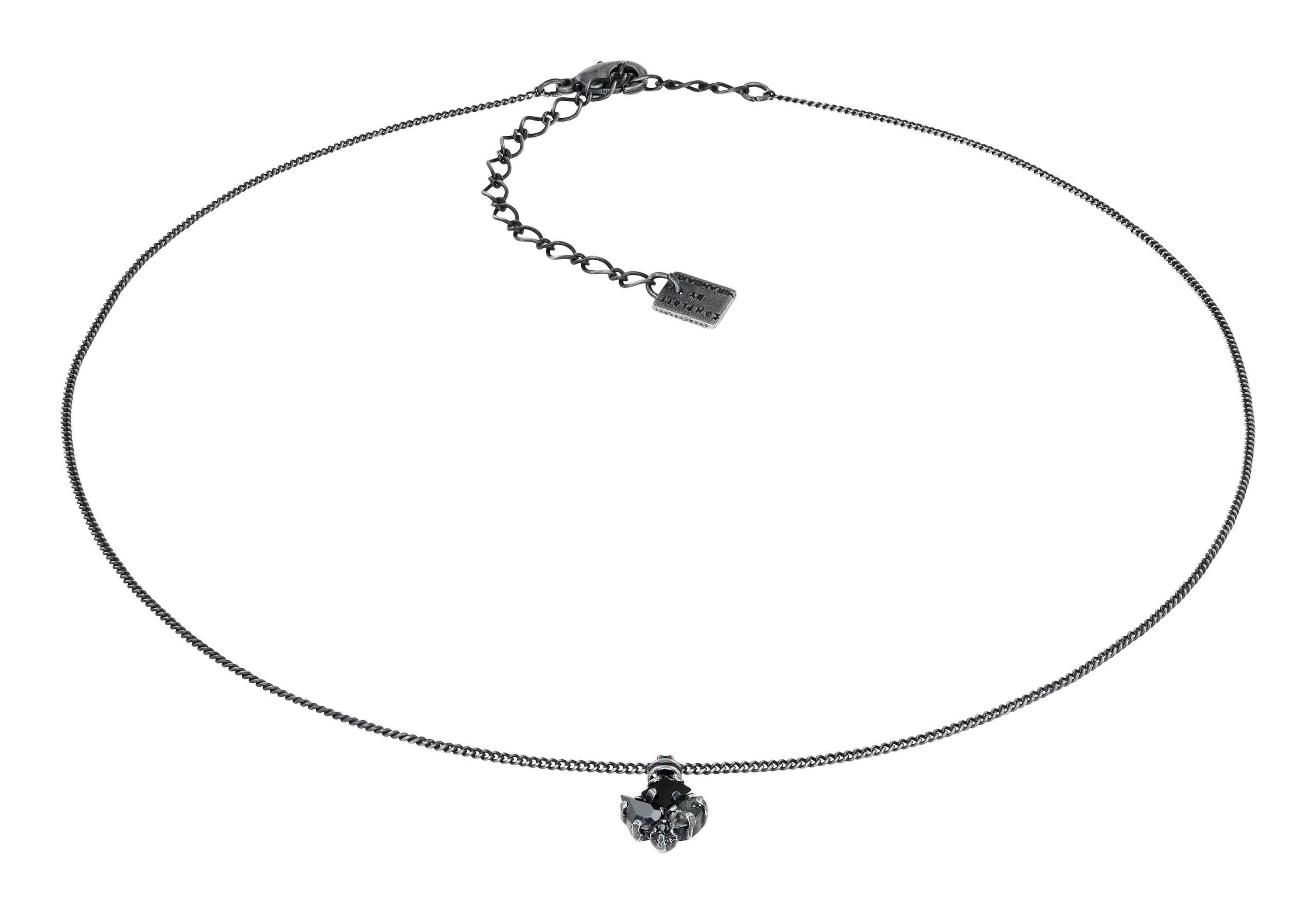 image for Necklace Pendant Love Letters Black  