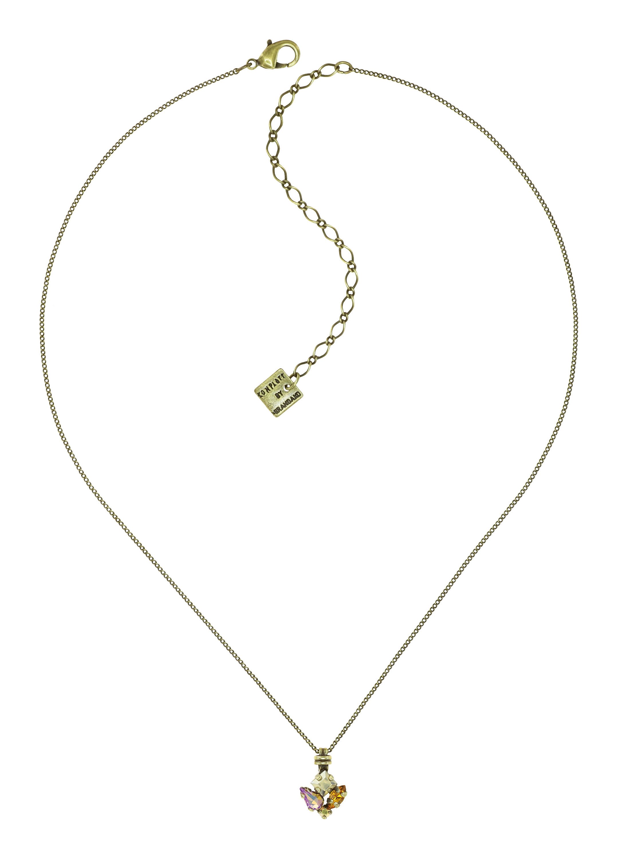 image pour Collier pendant Love Letters Jaune  