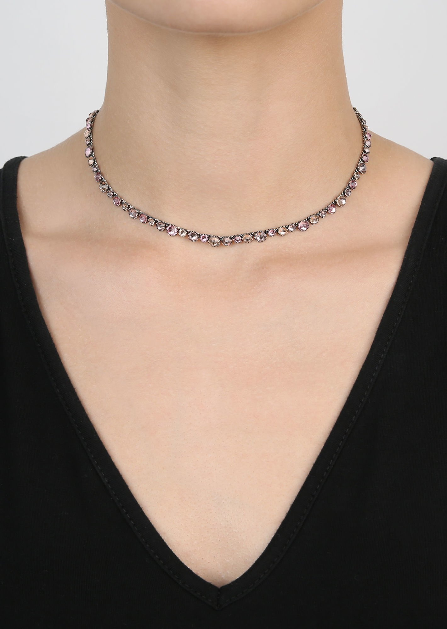 image for Necklace Water Cascade Beige  