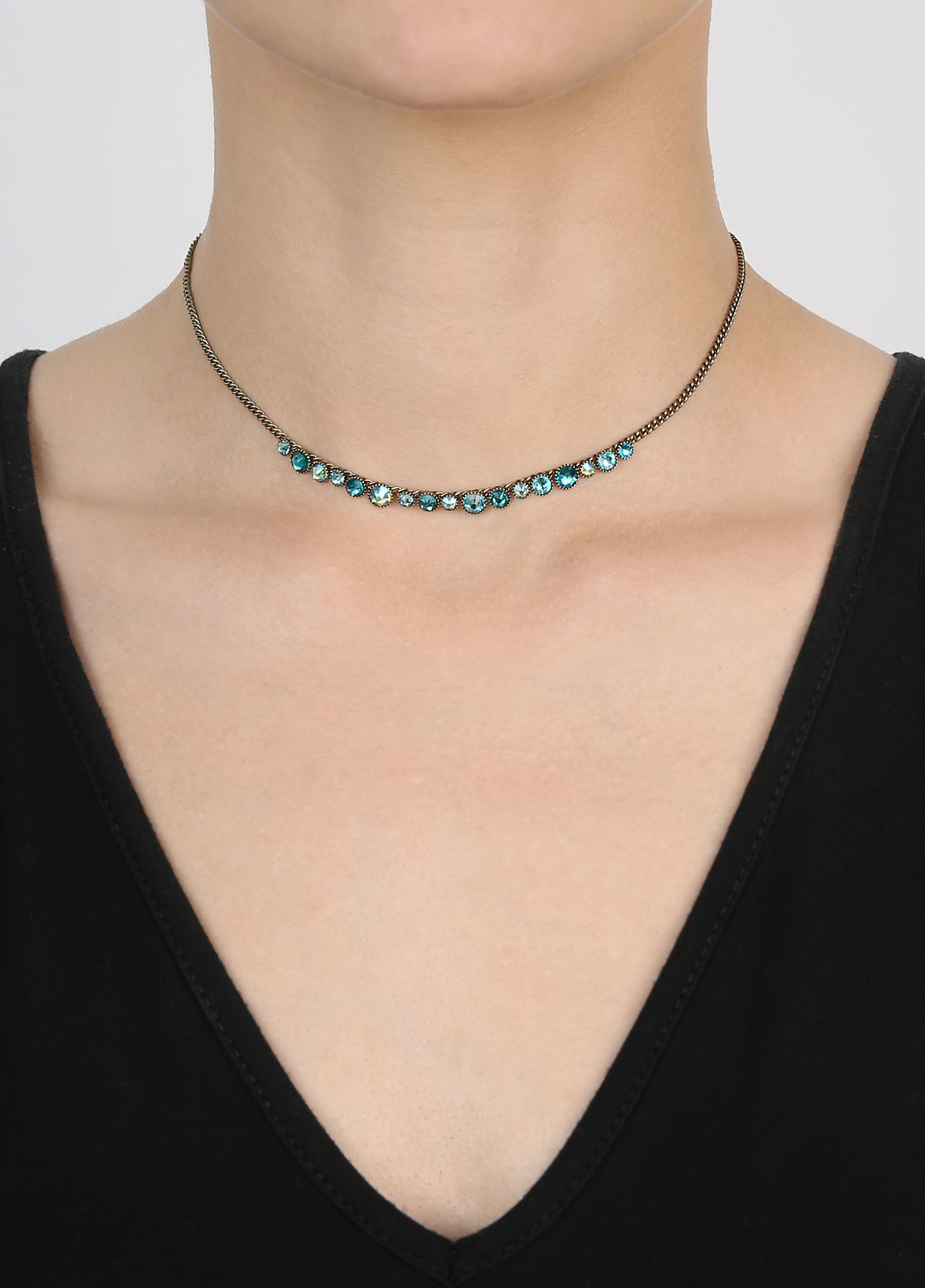 image for Necklace Water Cascade Blue  