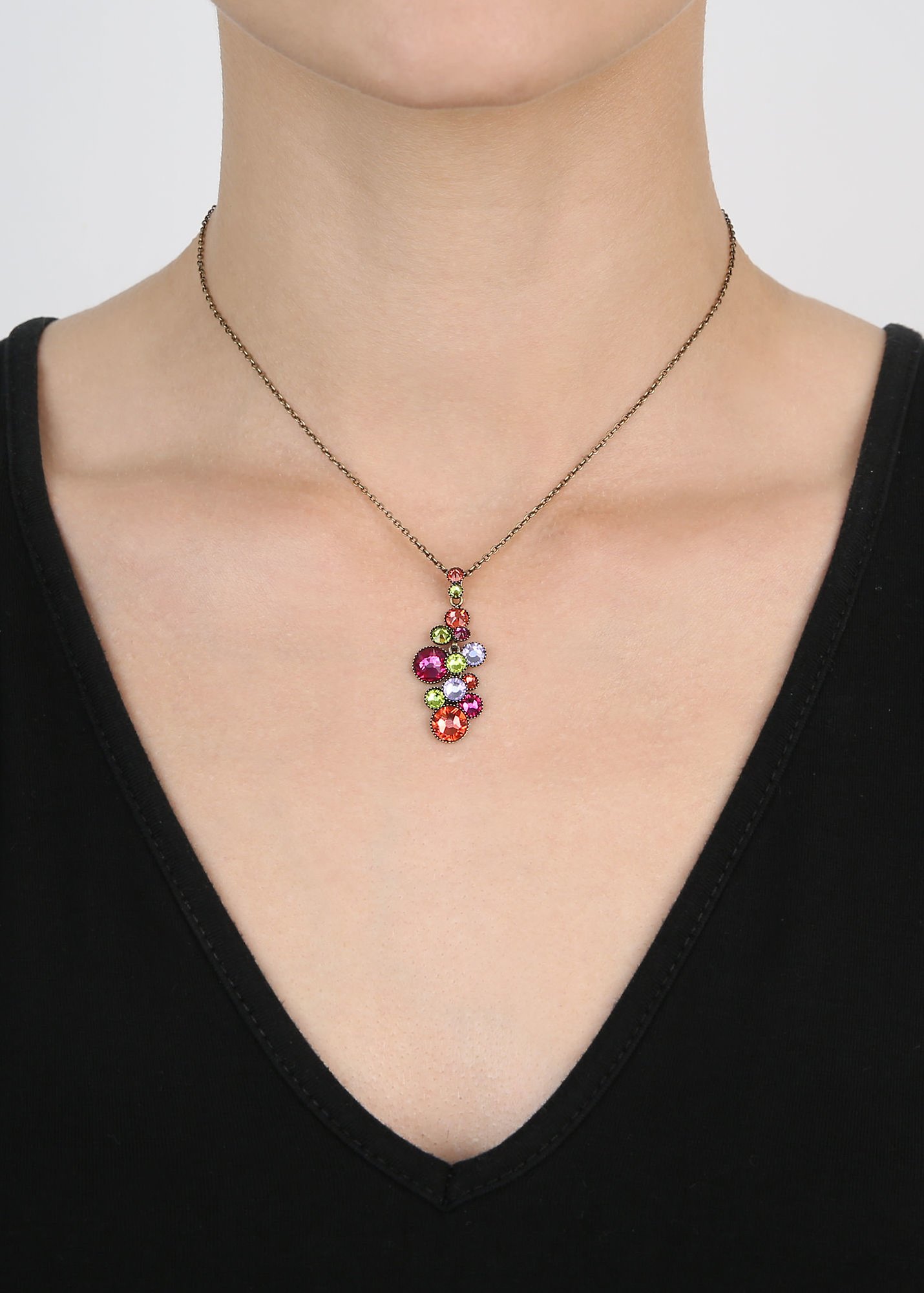 image for Necklace Pendant Water Cascade Multi  