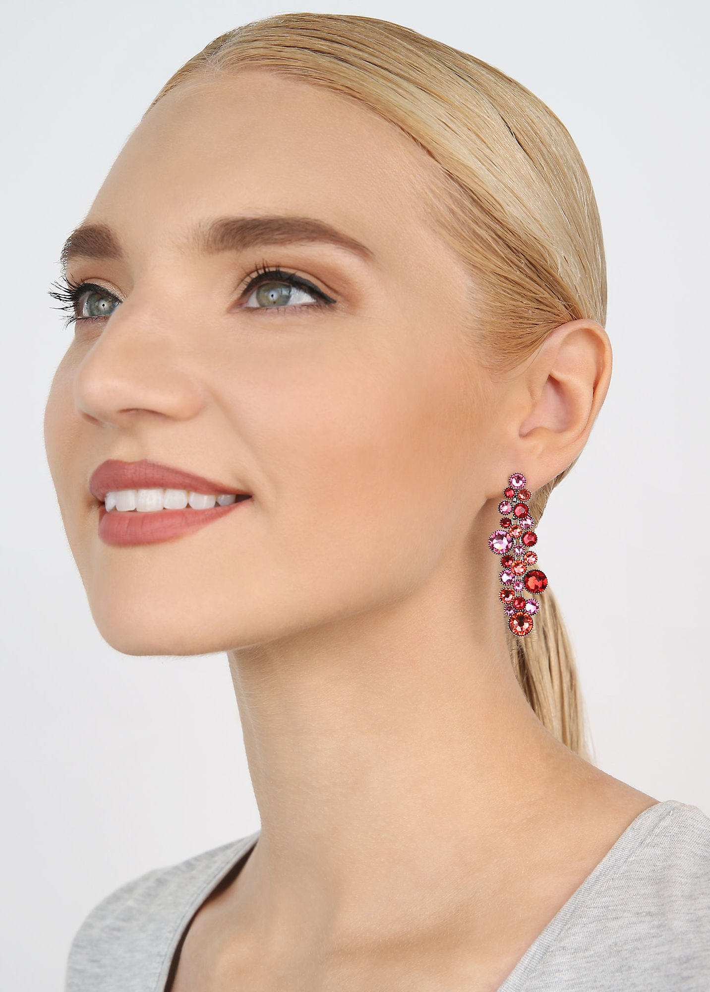 image pour Clou d'oreille pendant Water Cascade Coralline  