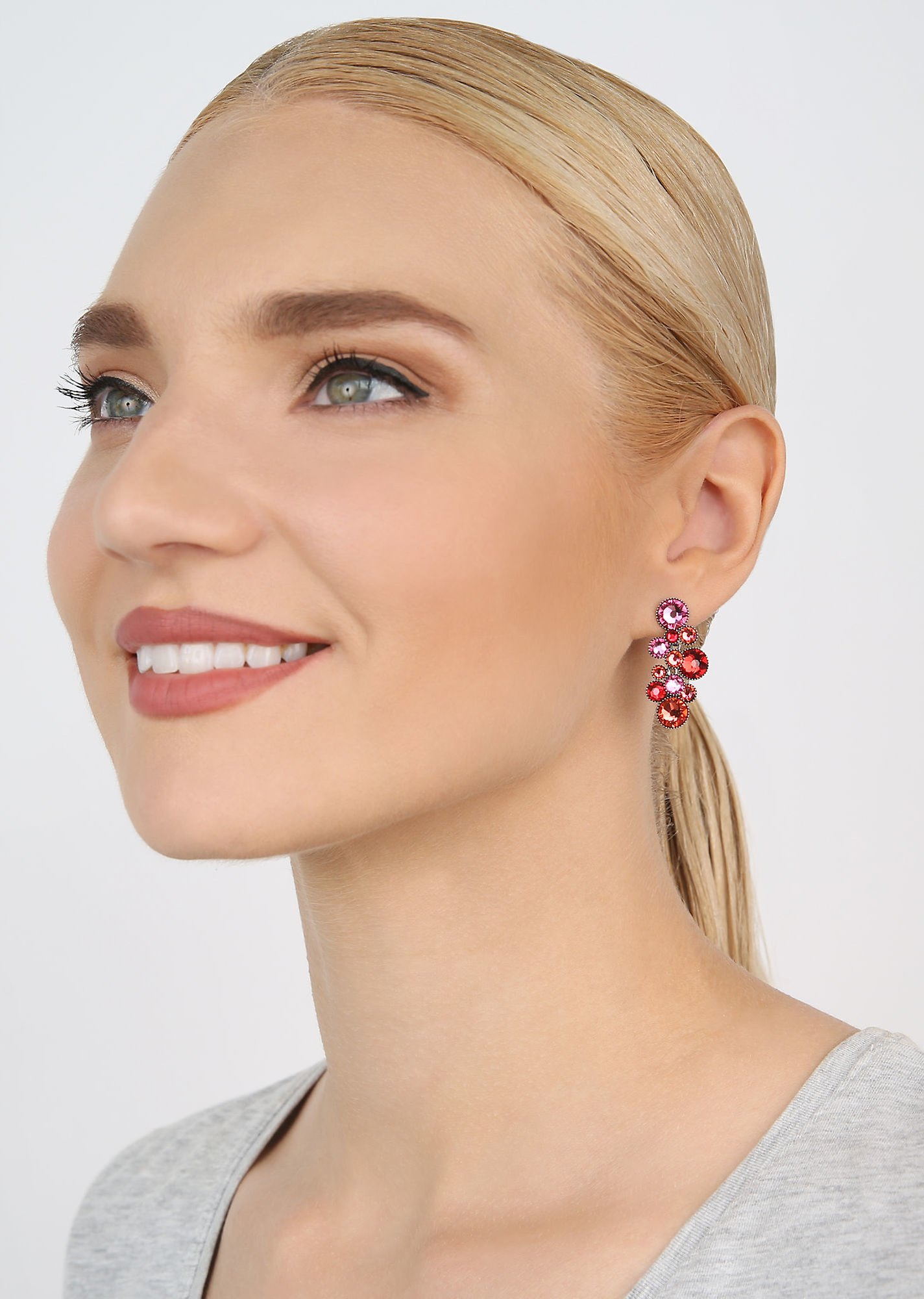 image pour Clou d'oreille pendant Water Cascade Coralline  