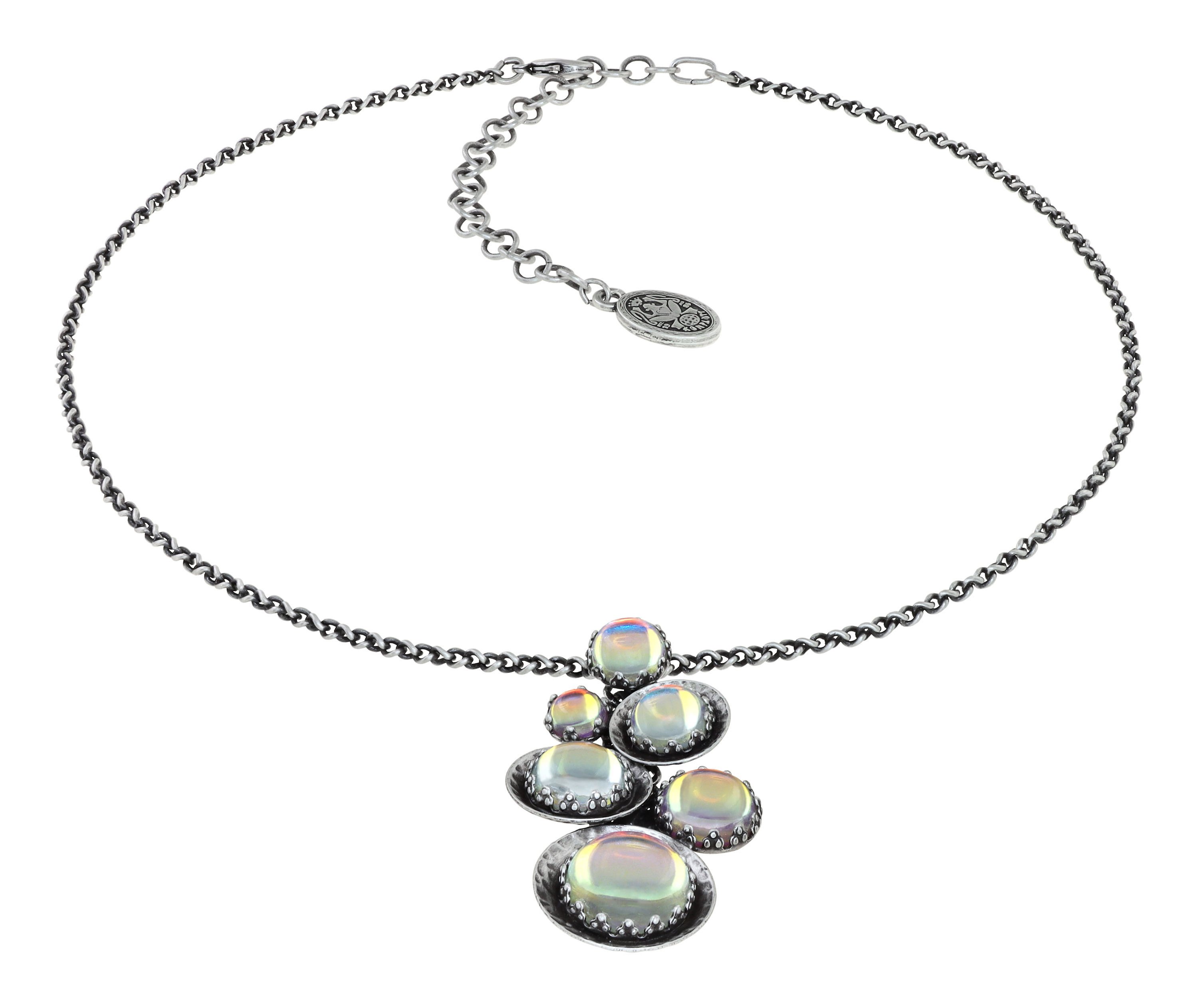 image pour Collier pendant Honey Drops in Space Multi Pastel  