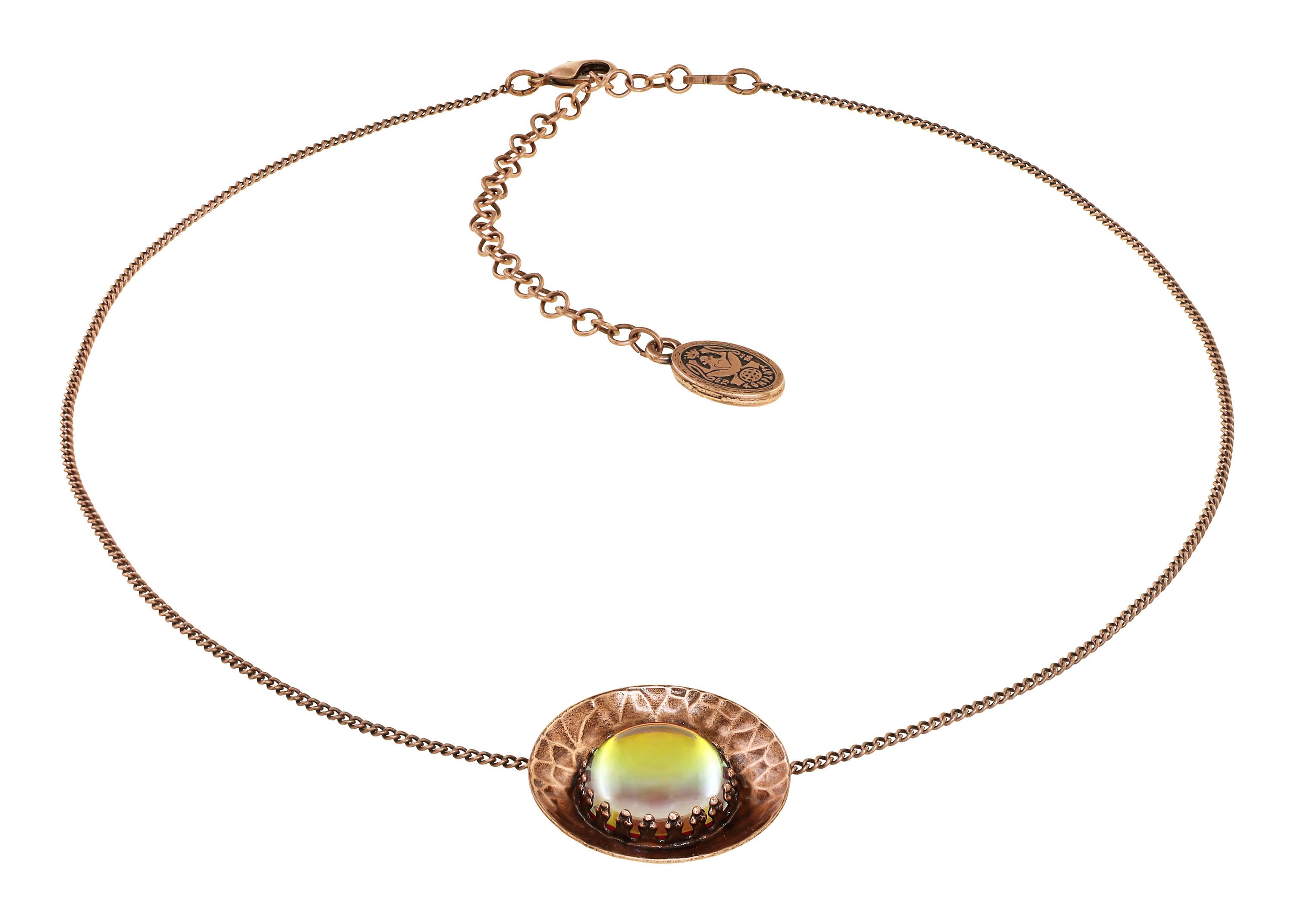 image pour Collier pendant Honey Drops in Space Orange  size XL