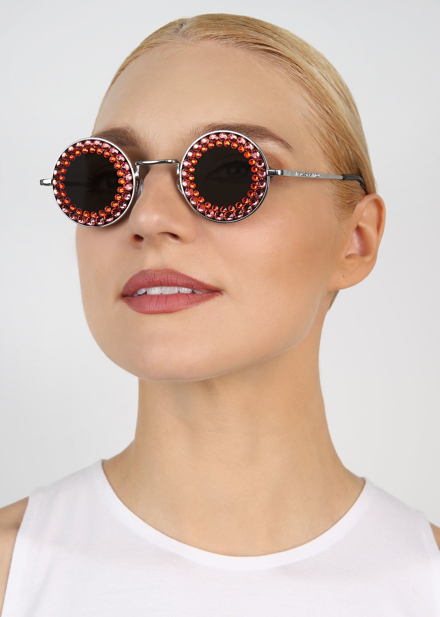 Bild für Sonnenbrille Fashion Glasses Korallenfarbig / Orange  