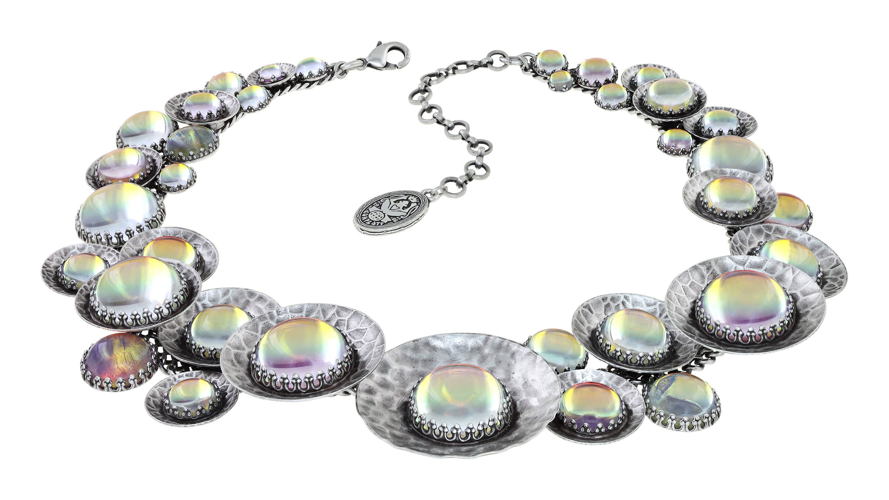 Bild für Halskette Collier Honey Drops in Space Pastell Multi  