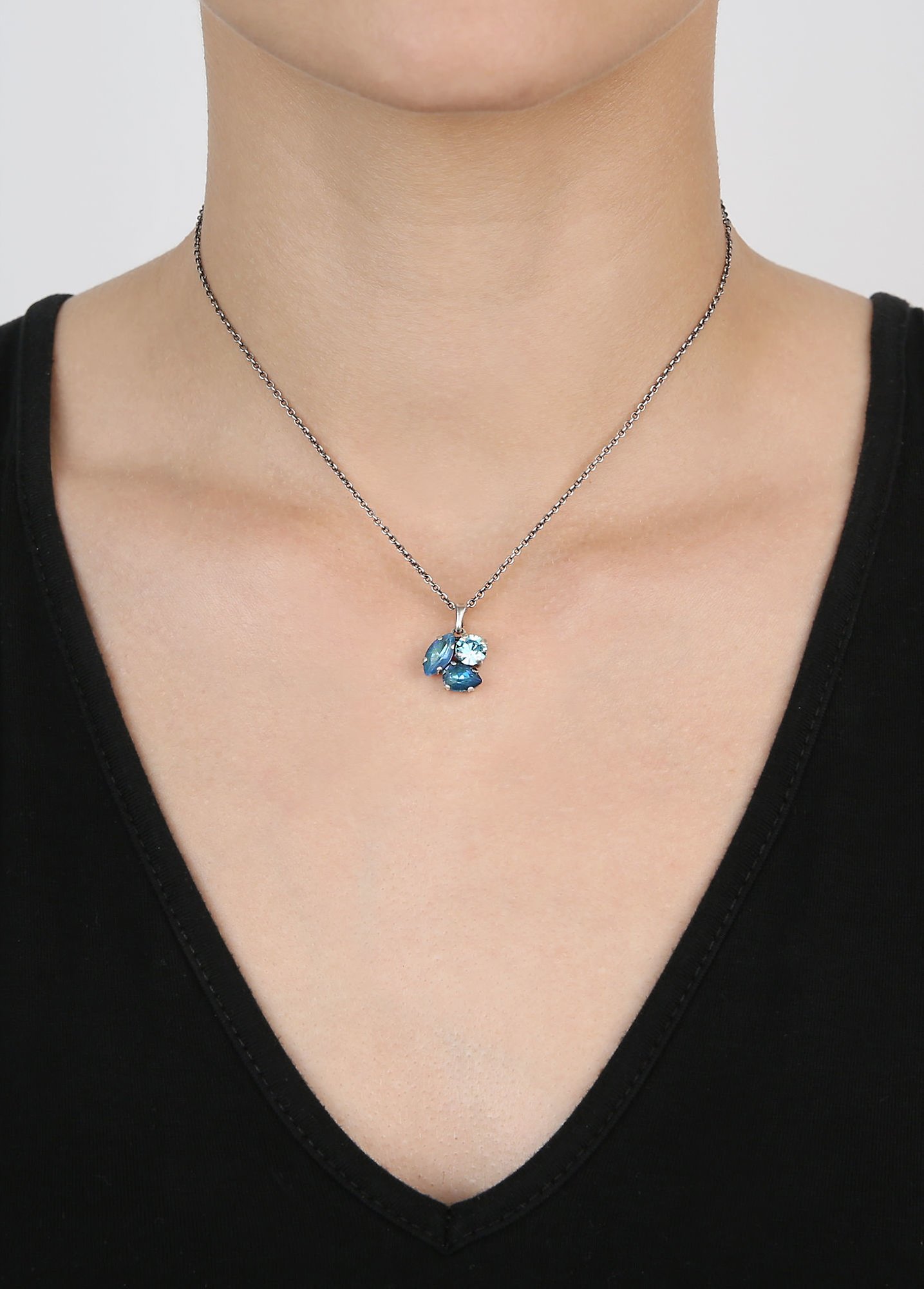 image pour Collier pendant Ballroom Bleu  