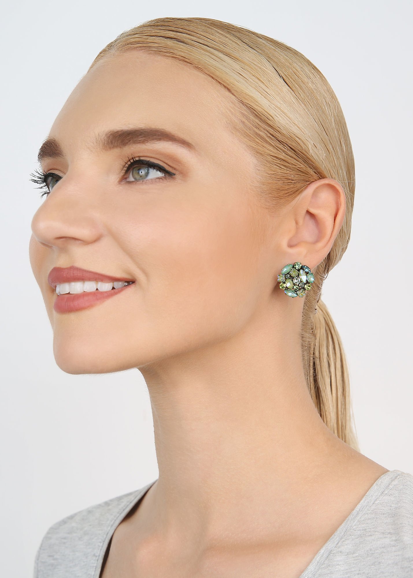 image pour Clou d'oreille Ballroom Vert  size S
