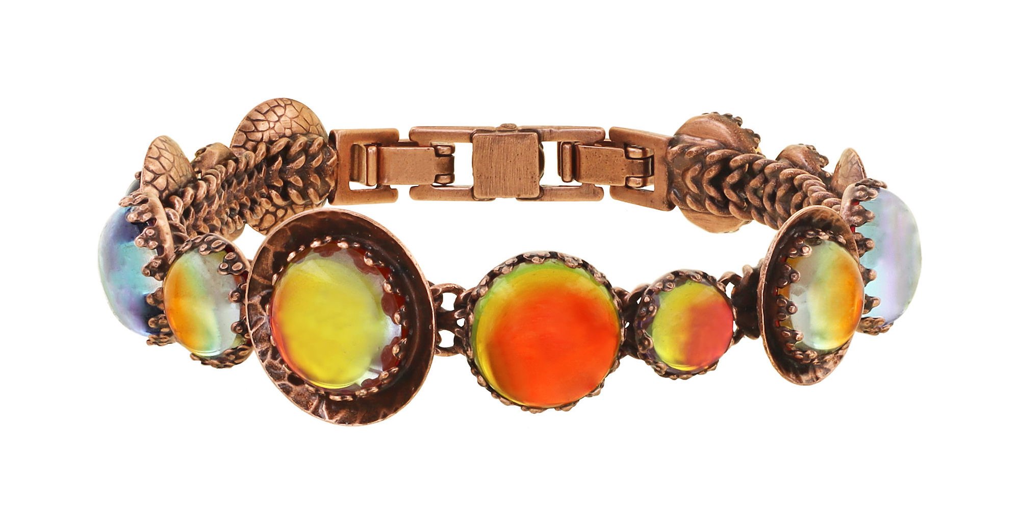 image for Bracelet Honey Drops in Space Orange  