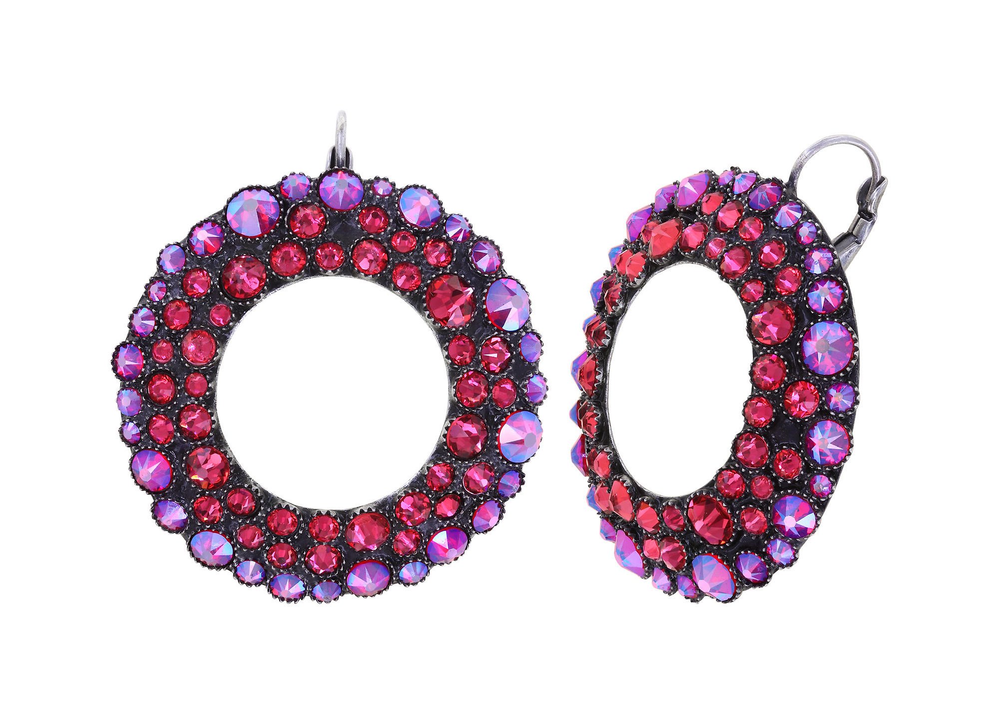 image for Earring Eurowire Inside Out Pink  size L