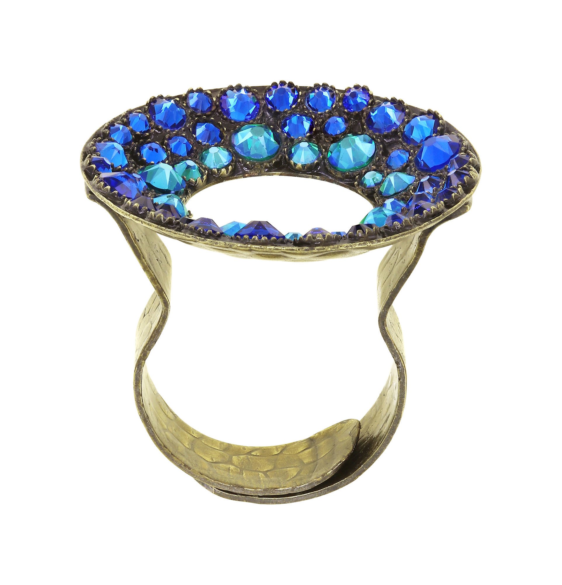 image for Ring Inside Out Blue / Green  size M