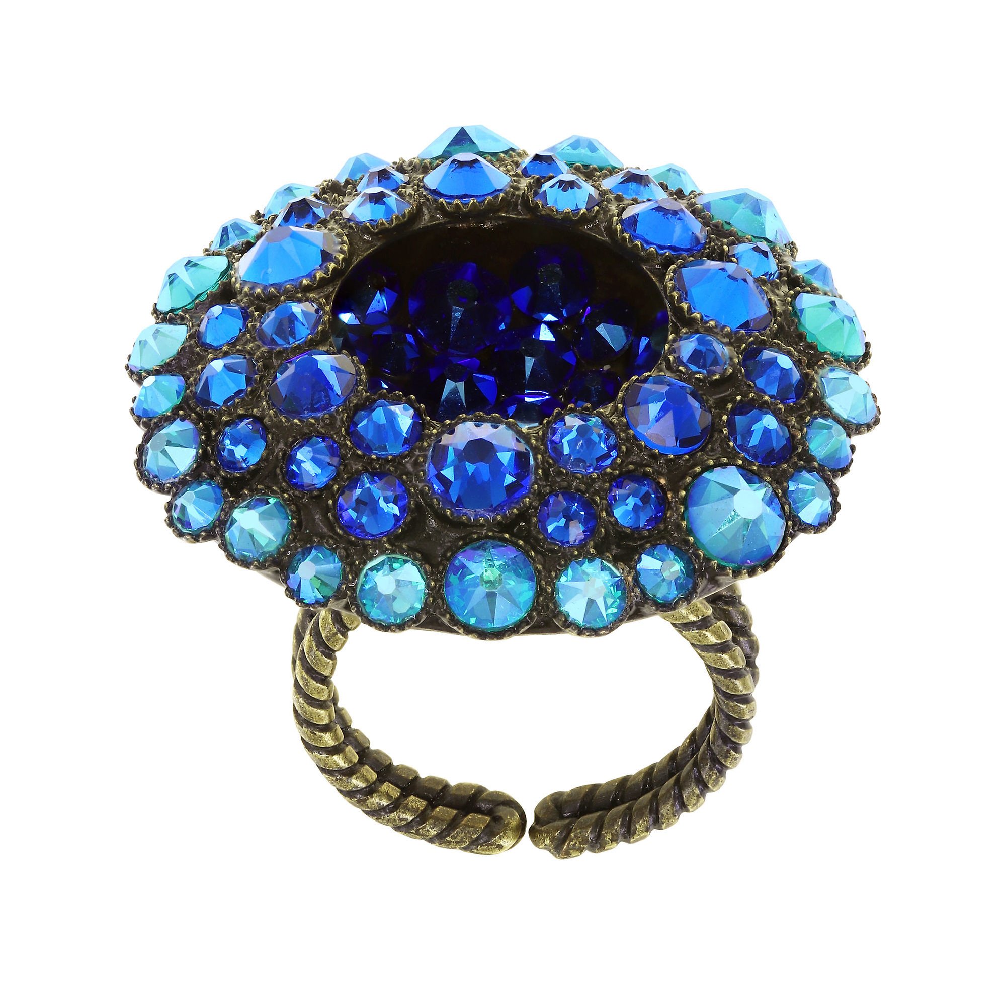 Bild für Ring Inside Out Blau / Grün  Größe L