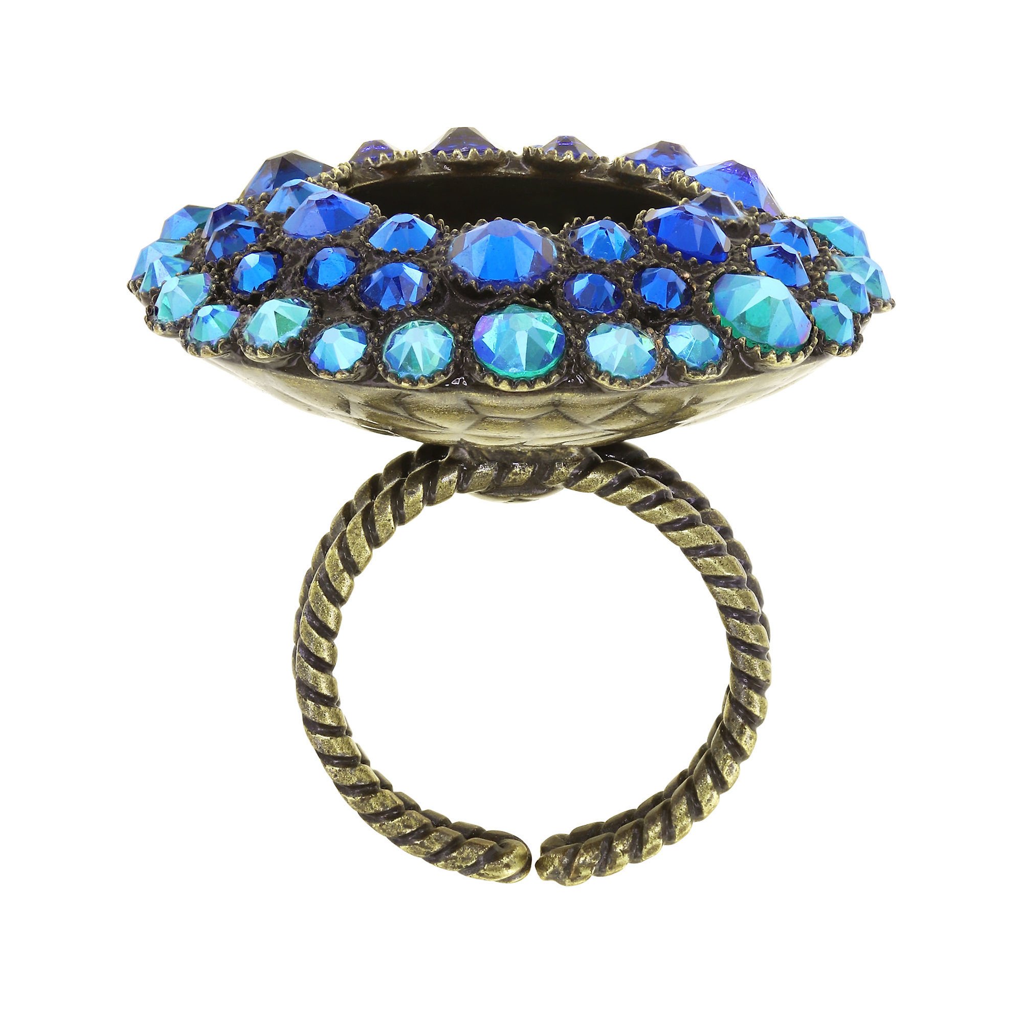 image for Ring Inside Out Blue / Green  size L