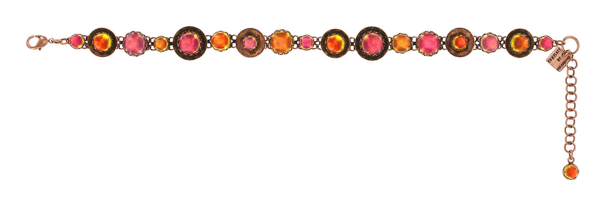 image for Anklet Honey Drops in Space Orange  