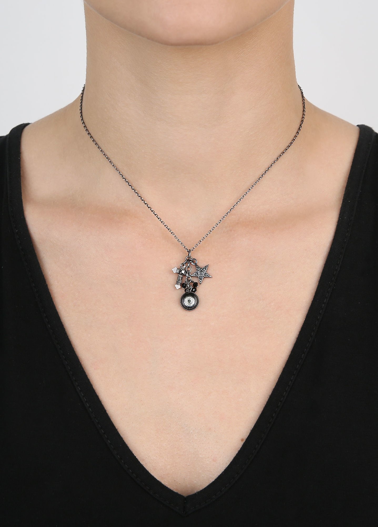 image pour Collier pendant Love, Hope and Destiny Noir  