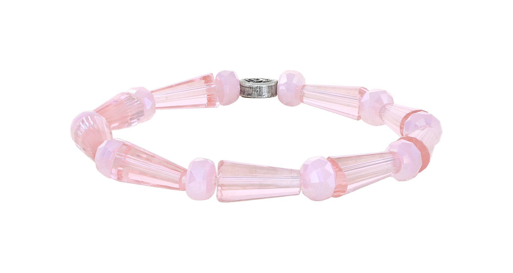 Bild für Armband elastisch Bead Snake Jelly Pink  Größe M