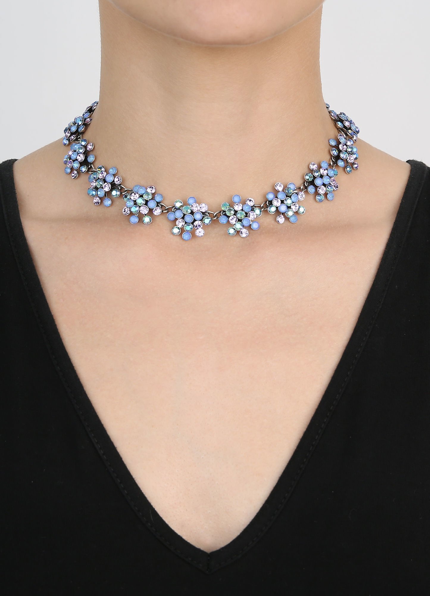 Bild für Halskette Collier Magic Fireball Blau / Lila  Classic Size (21mm Ø)