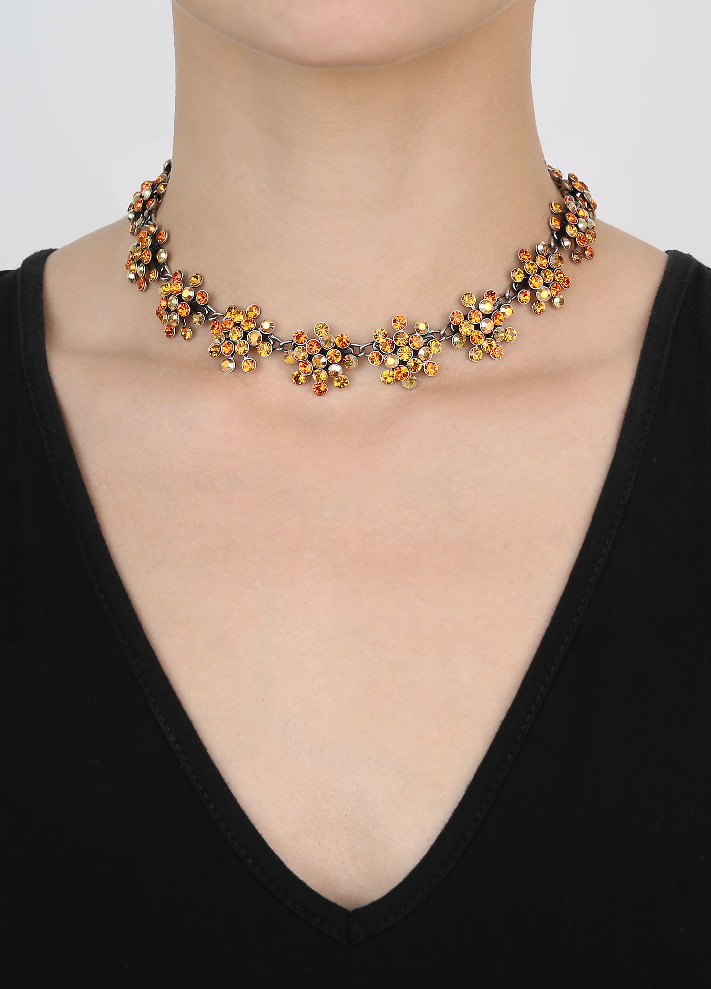 image for Necklace Collier Magic Fireball Orange  Classic Size (21mm Ø)