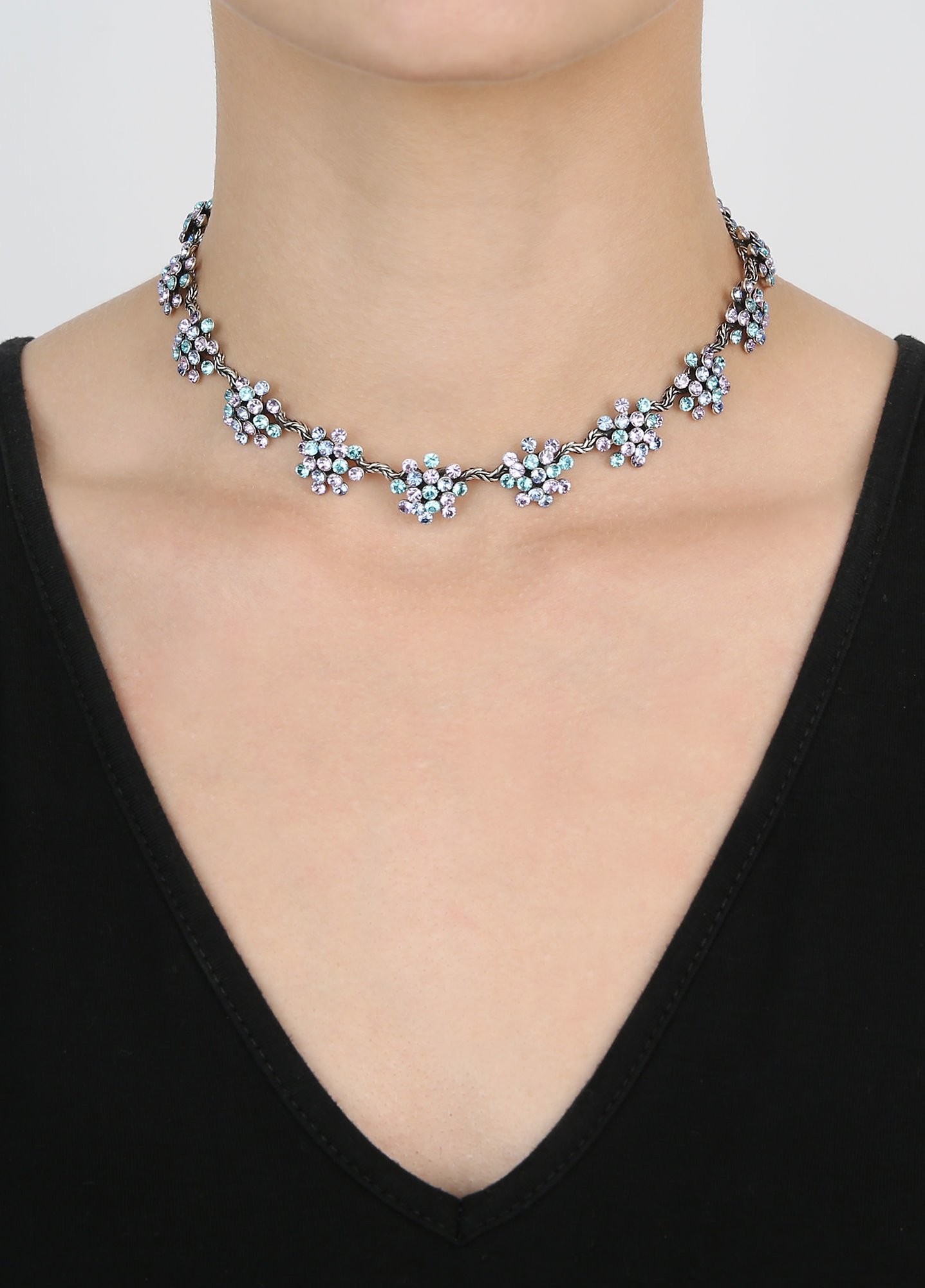 Bild für Halskette Collier Magic Fireball Blau / Lila  mini