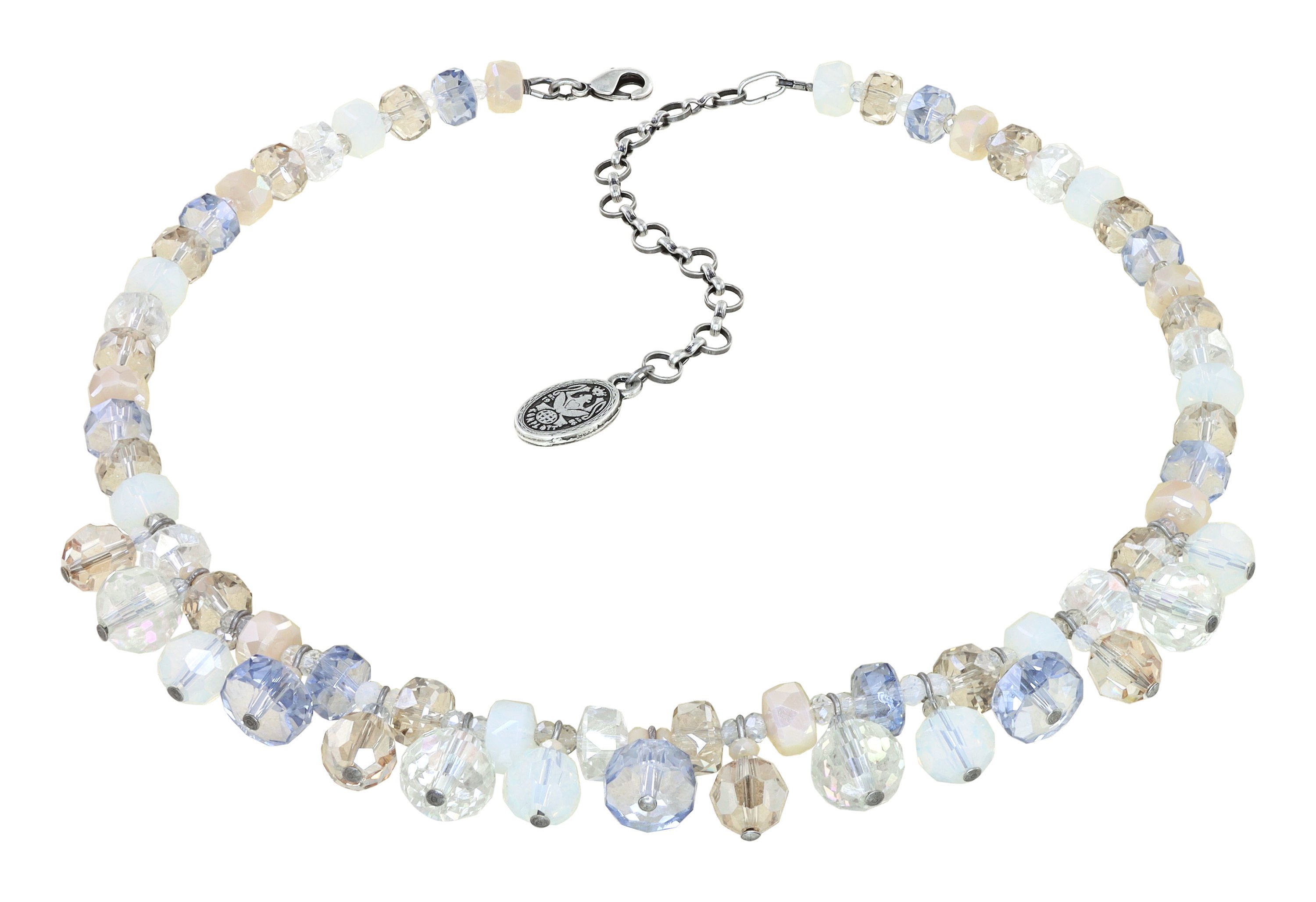 image pour Collier Bead Snake Jelly Blanc  