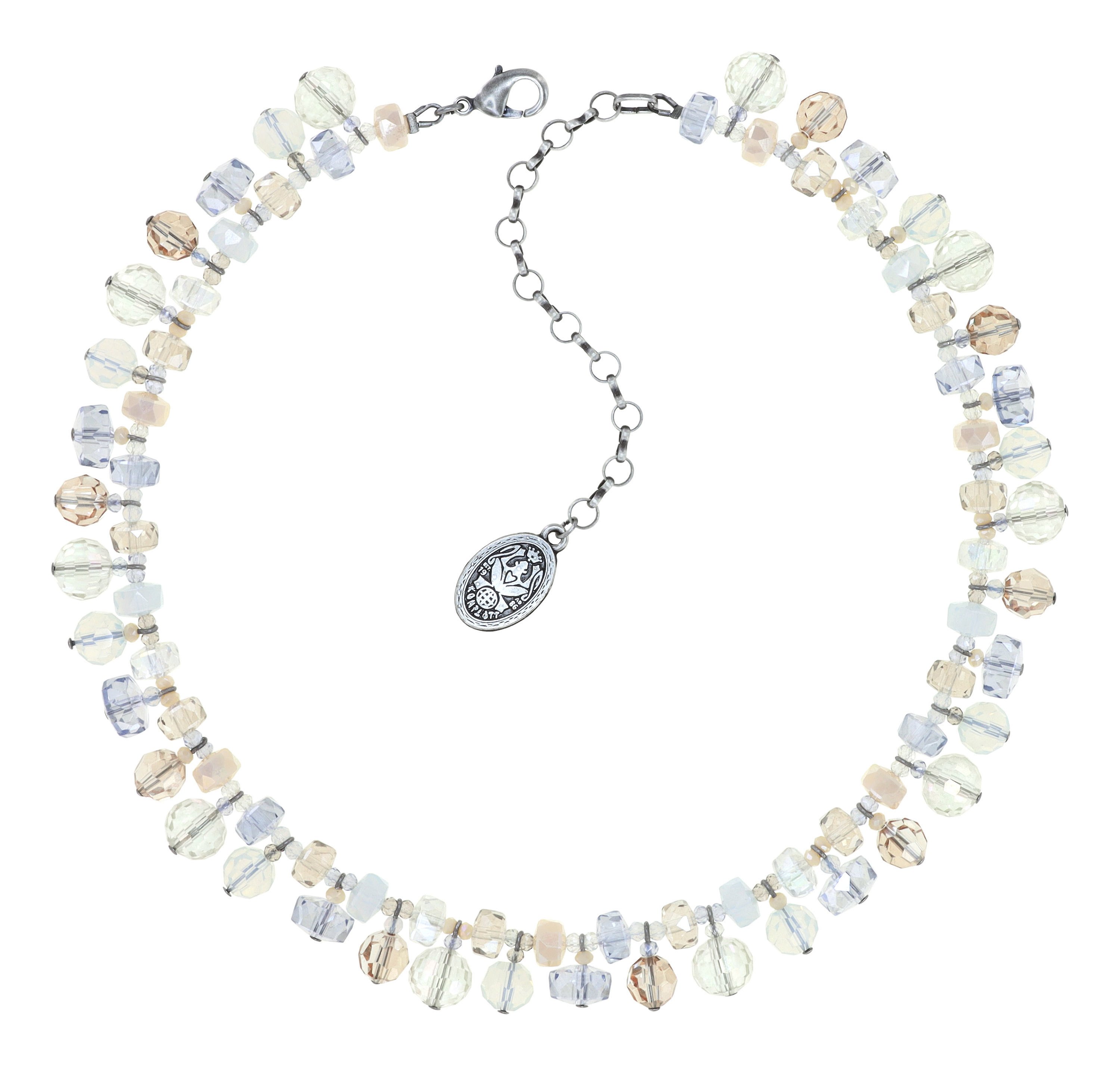 Bild für Halskette Bead Snake Jelly Weiß  