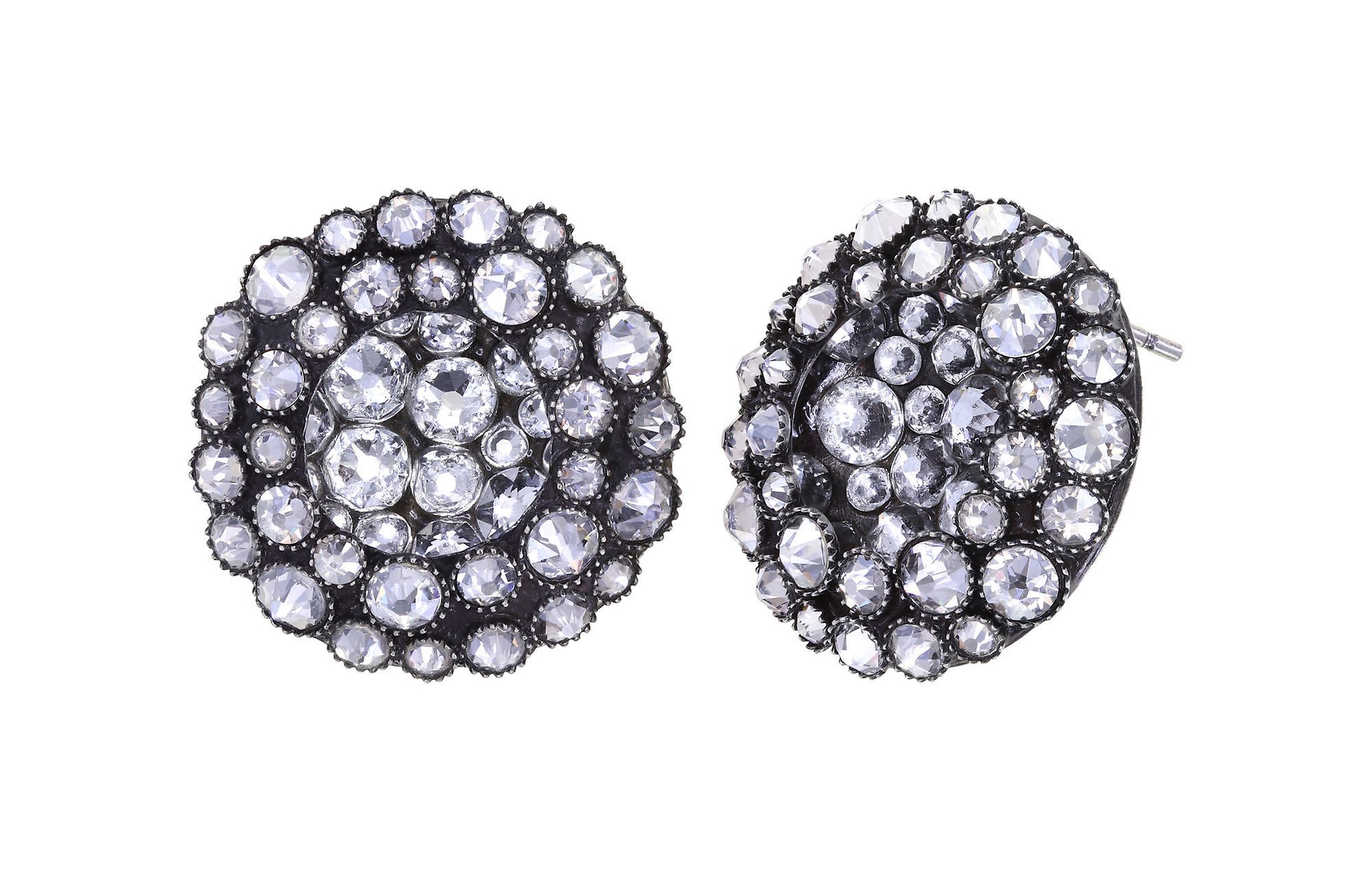 image for Earring Stud Inside Out White  size M