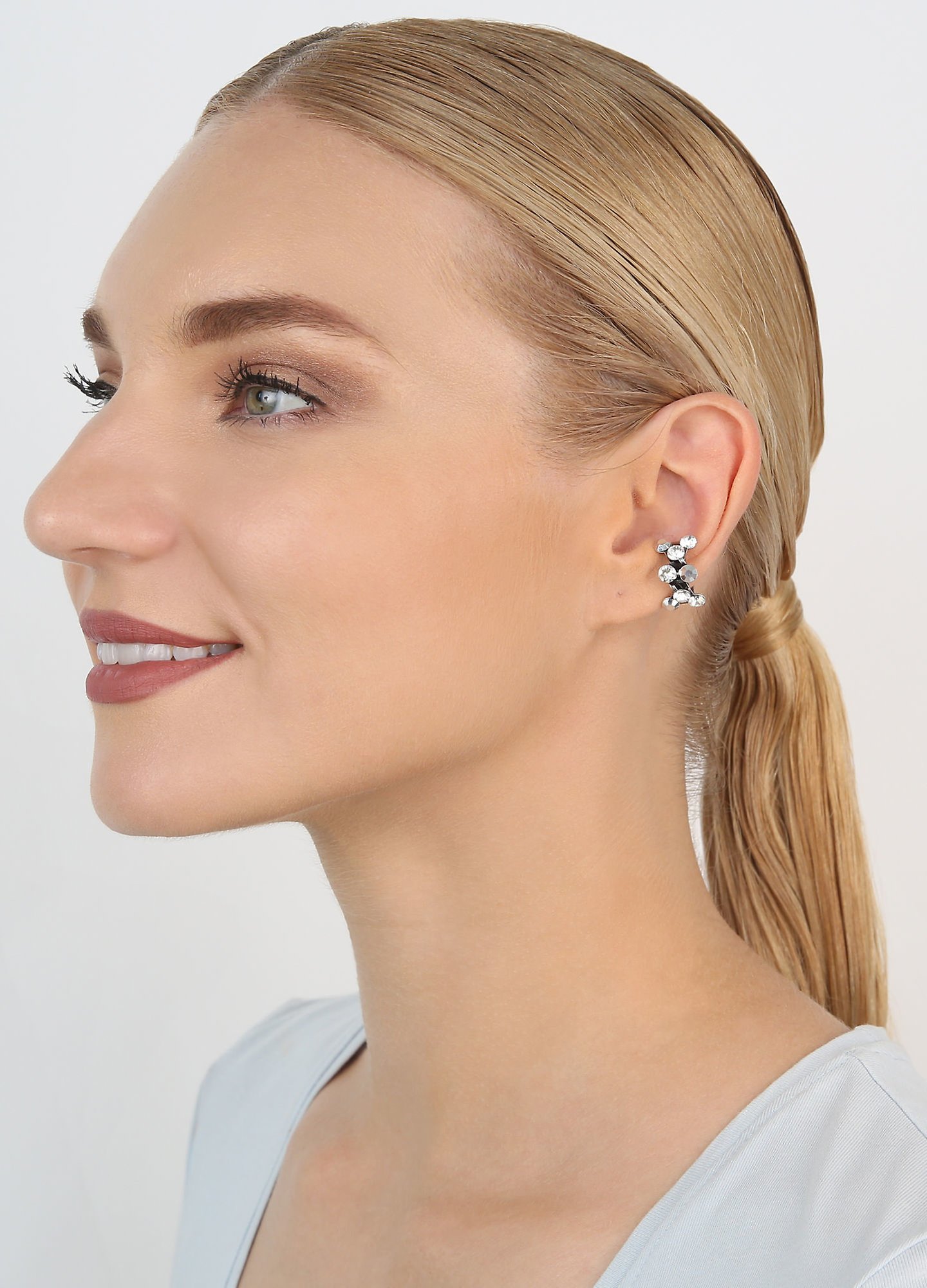Bild für Ear cuff Magic Fireball Weiß / Grau  Classic Size (21mm Ø)