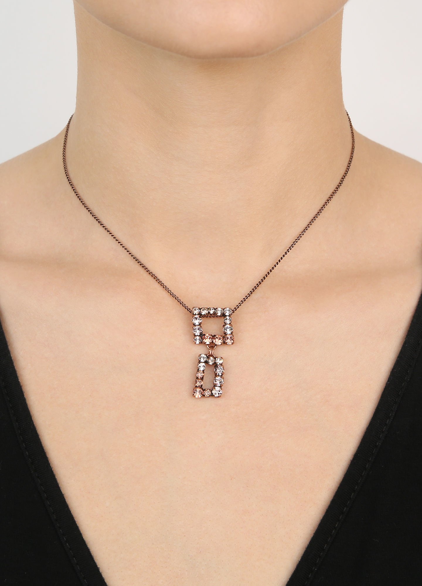 image for Necklace pendant Mytrix Brown  