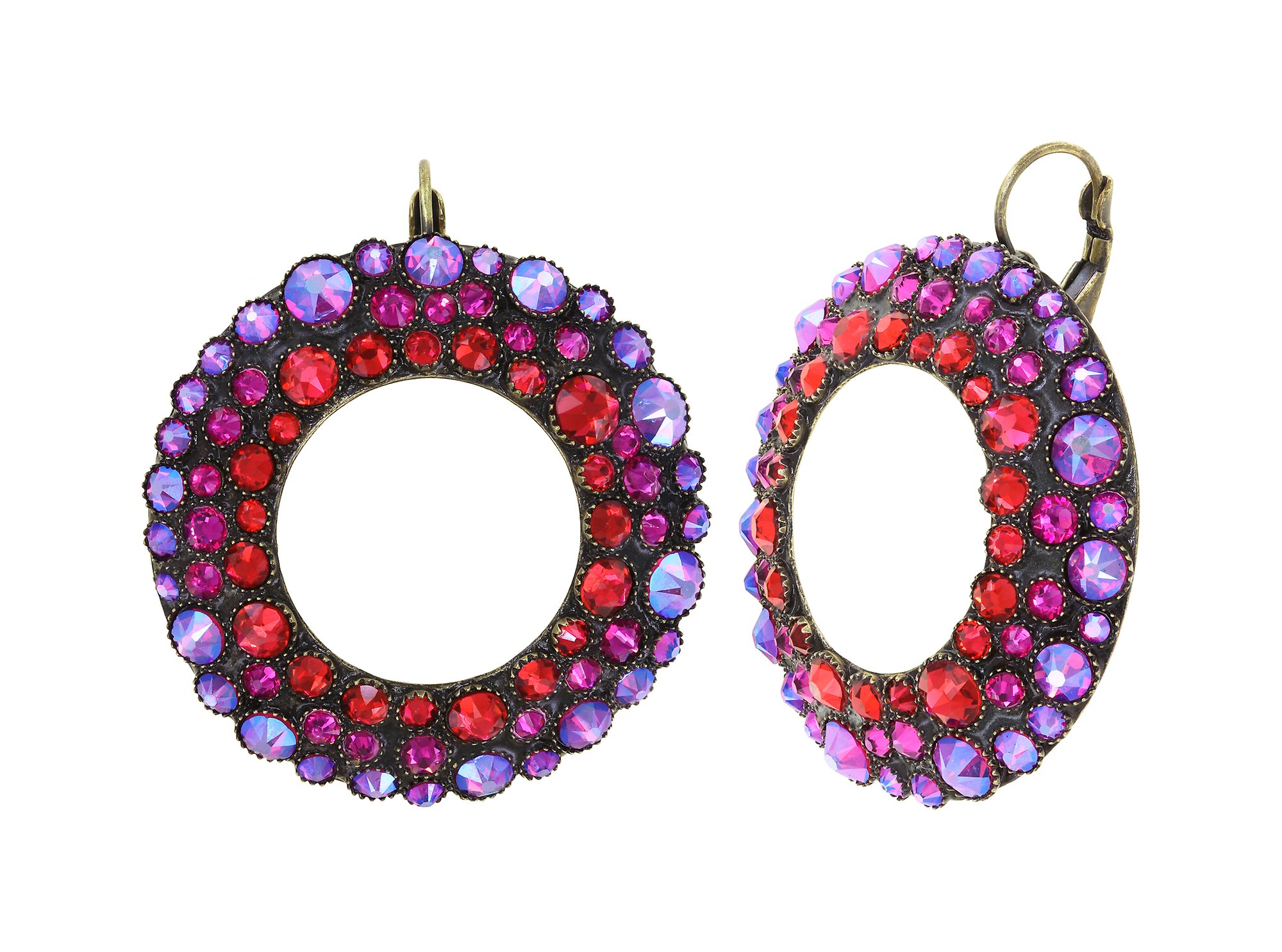 image pour Boucles d'oreilles Eurowire Inside Out Rouge scarlet size L