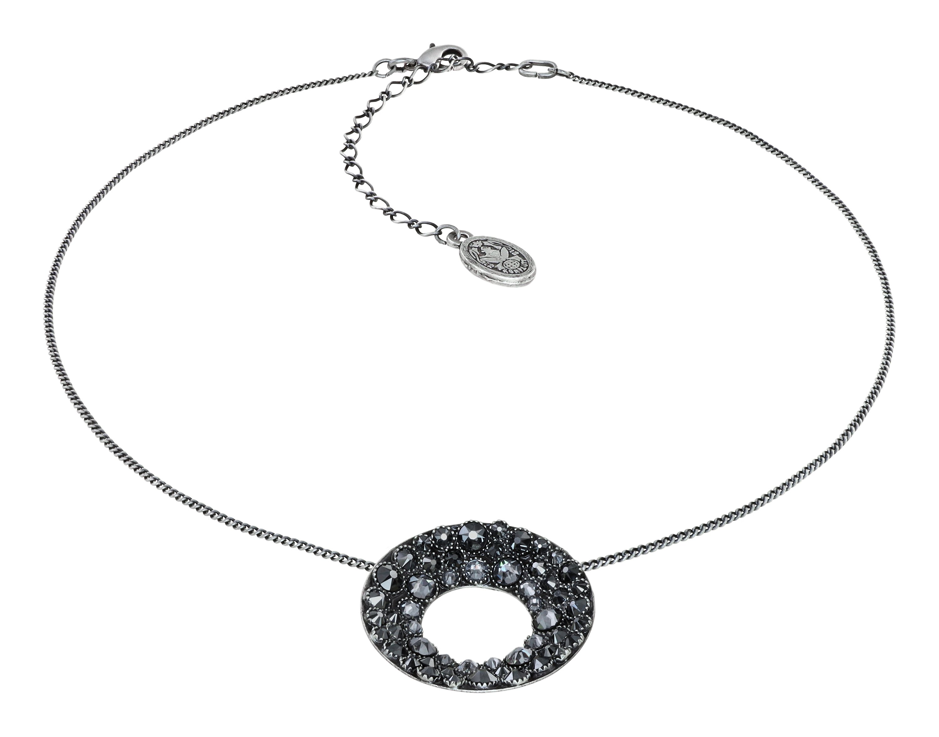 image for Necklace Pendant Inside Out Black  size M