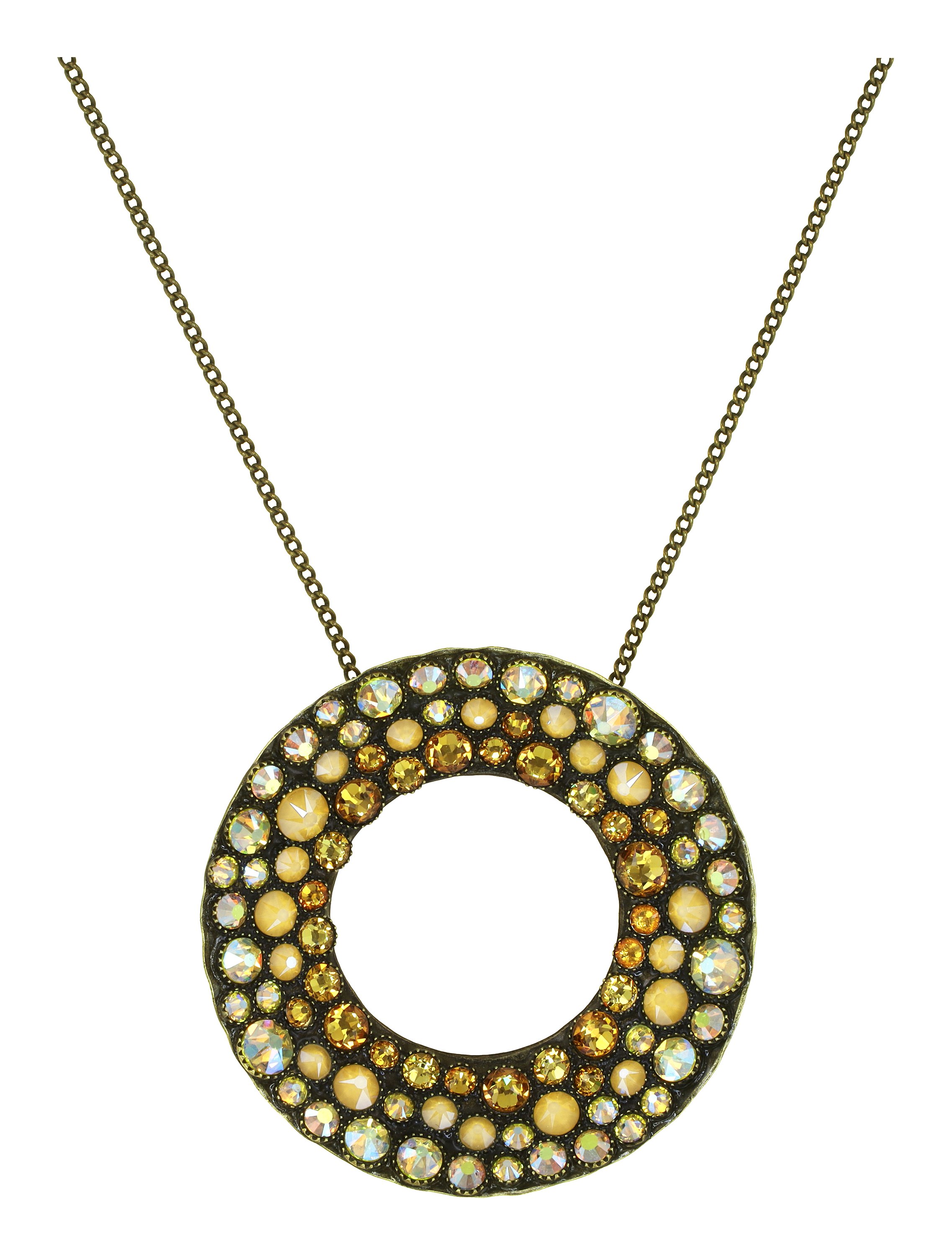 image for Necklace Pendant (Long) Inside Out Yellow  size XL