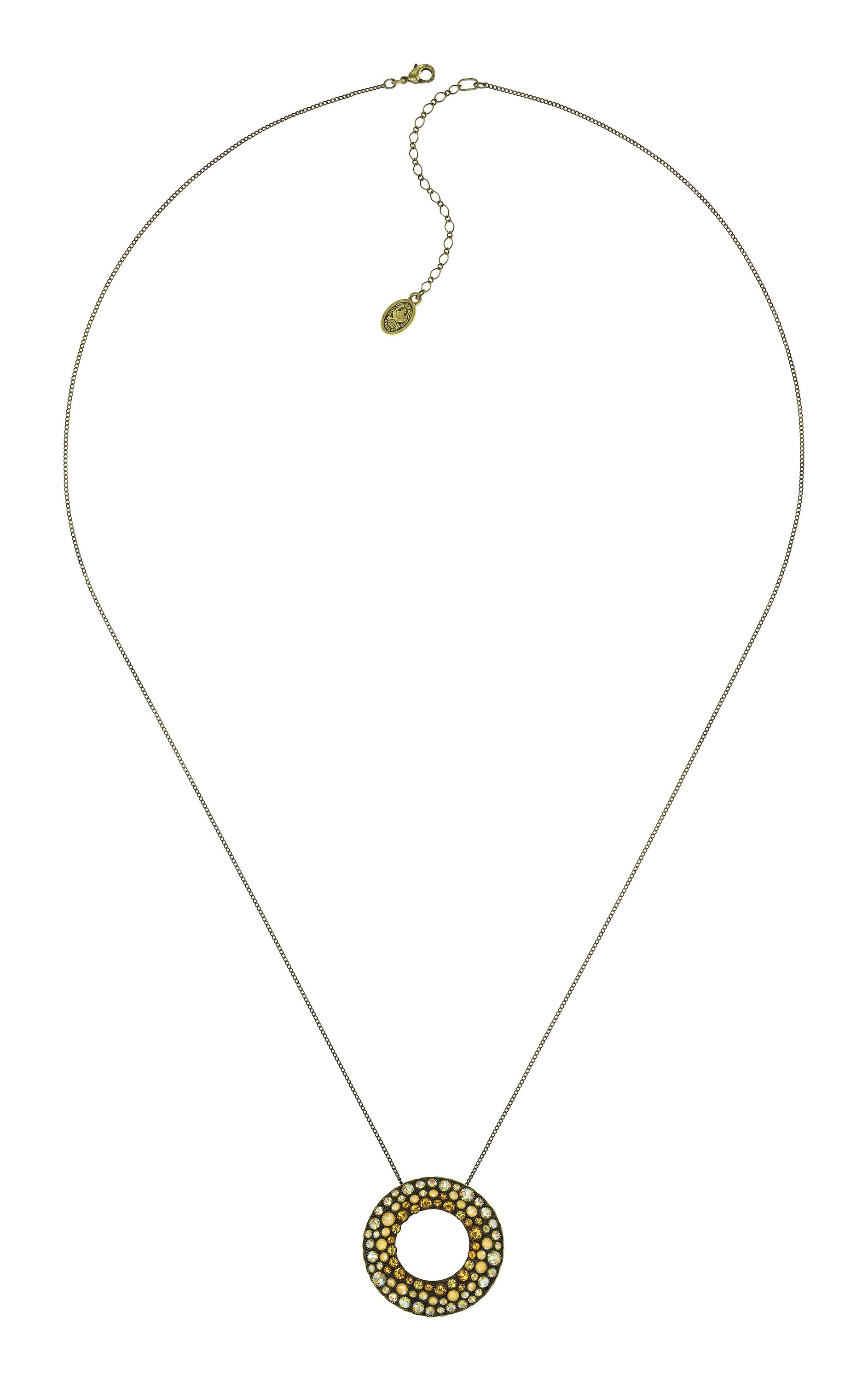 image for Necklace Pendant (Long) Inside Out Yellow  size XL