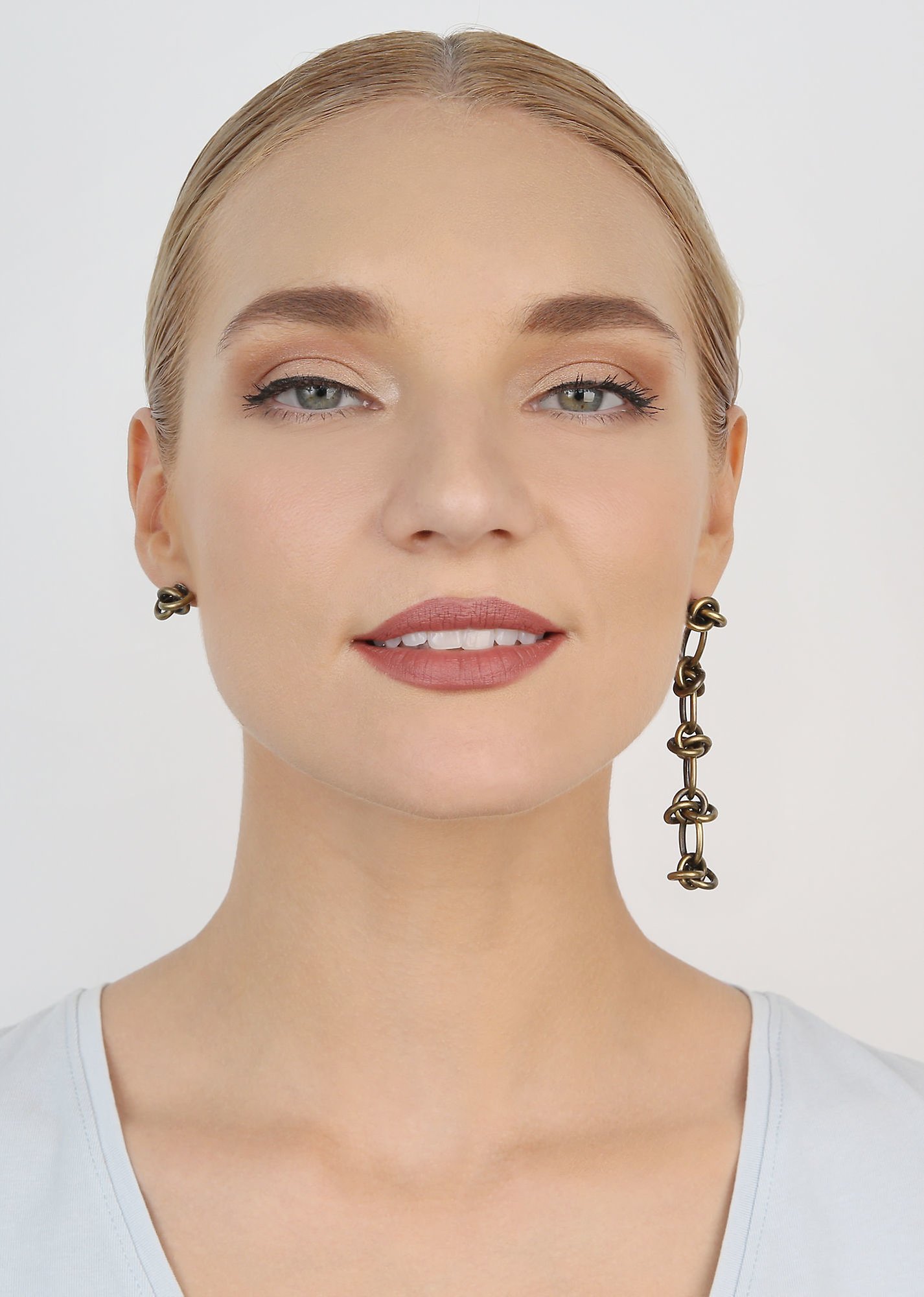 image pour Clou d'oreille pendant Free Spirit Laiton  