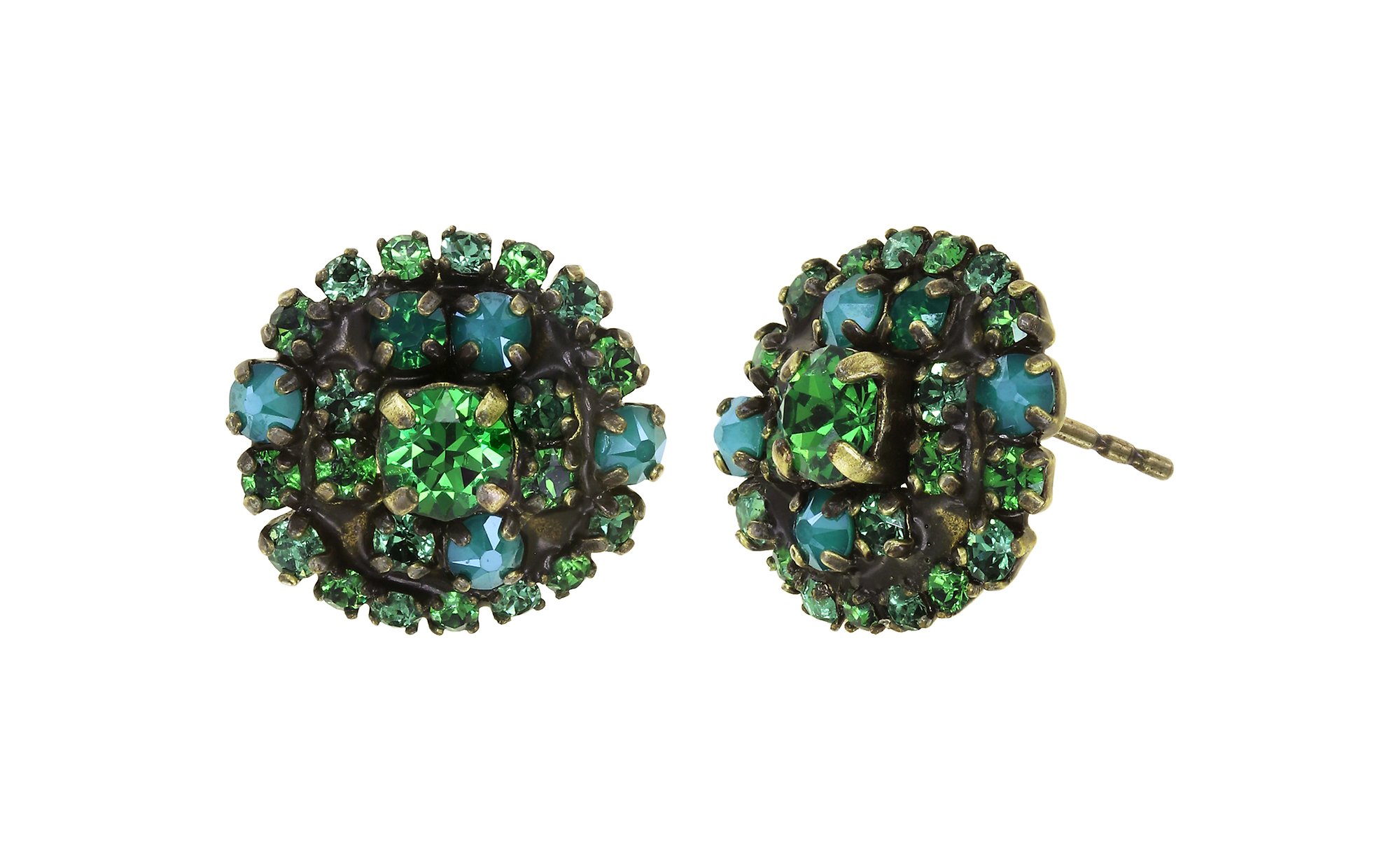 image for Earring stud Ballroom Green  